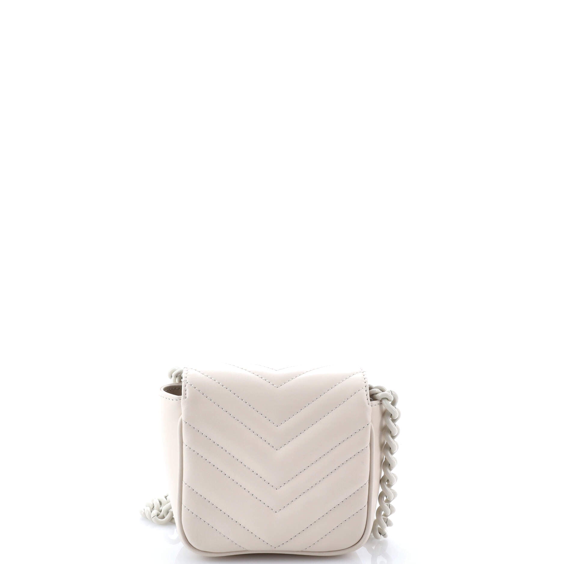 Gucci GG Marmont Flap Belt Bag Matelasse Leather Mini