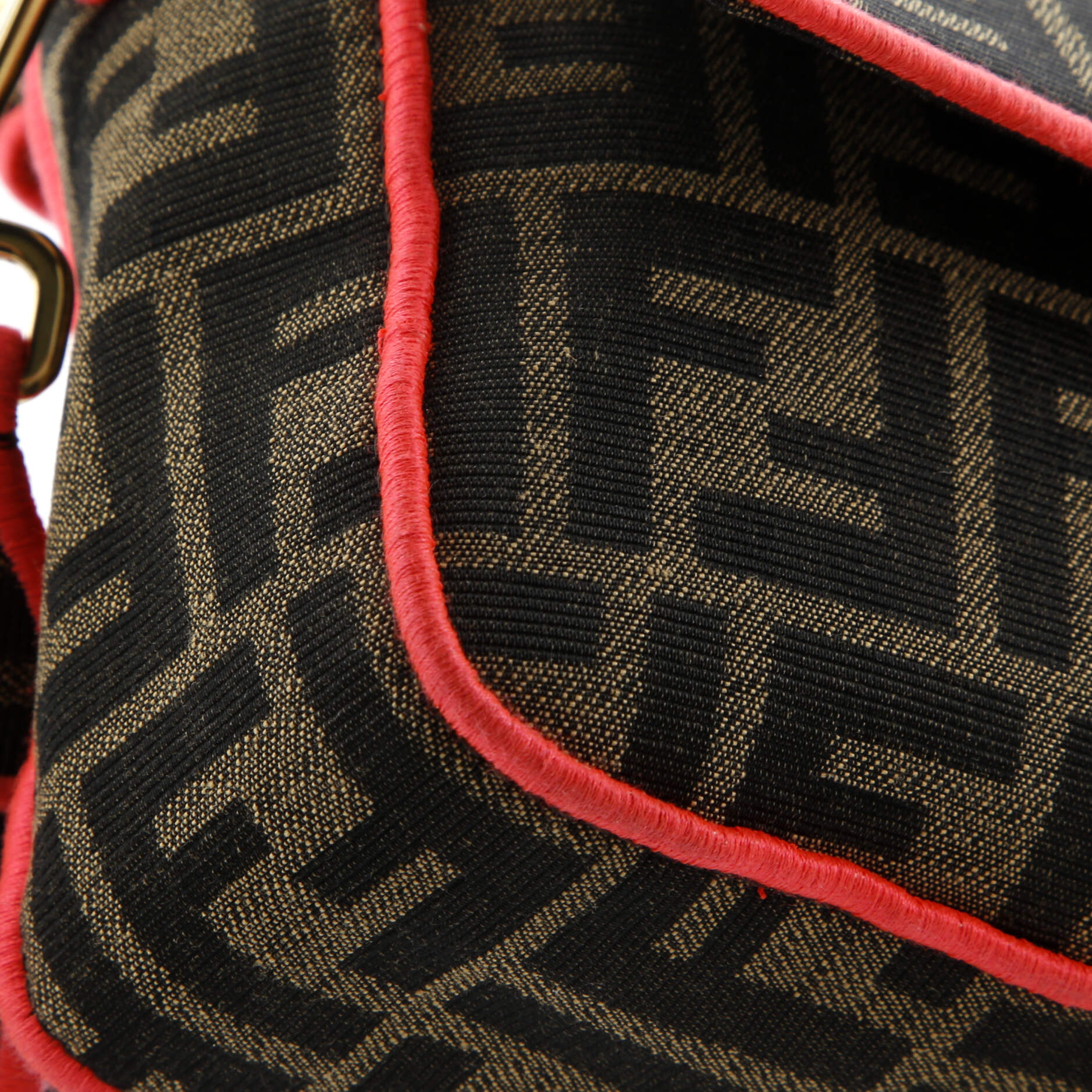 Fendi Baguette NM Bag Zucca Canvas Medium