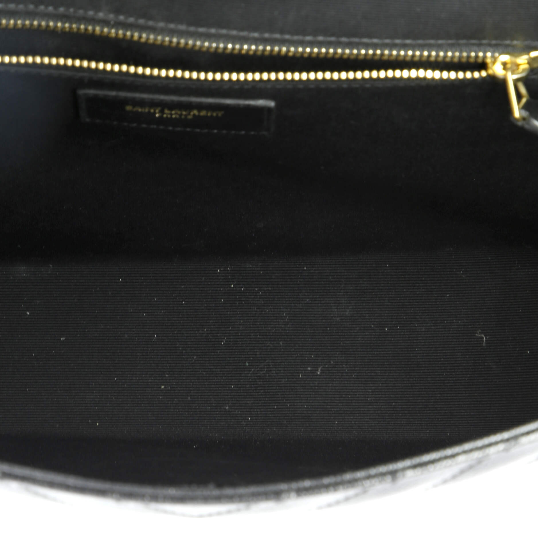 Saint Laurent Classic Monogram Envelope Satchel Matelasse Chevron Leather Large