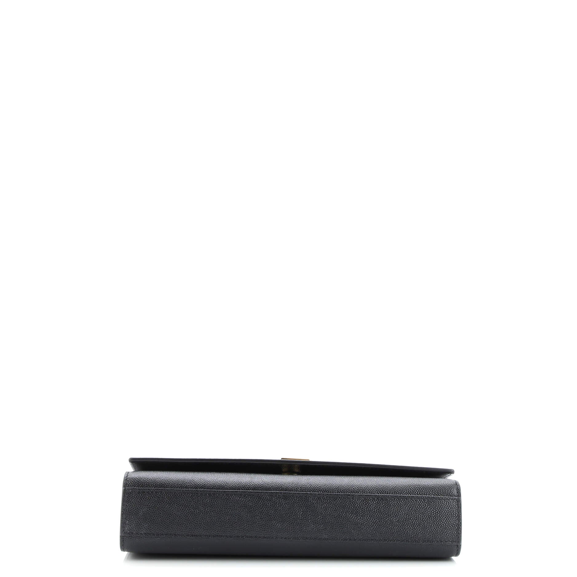 Saint Laurent Classic Monogram Crossbody Bag Grainy Leather Medium