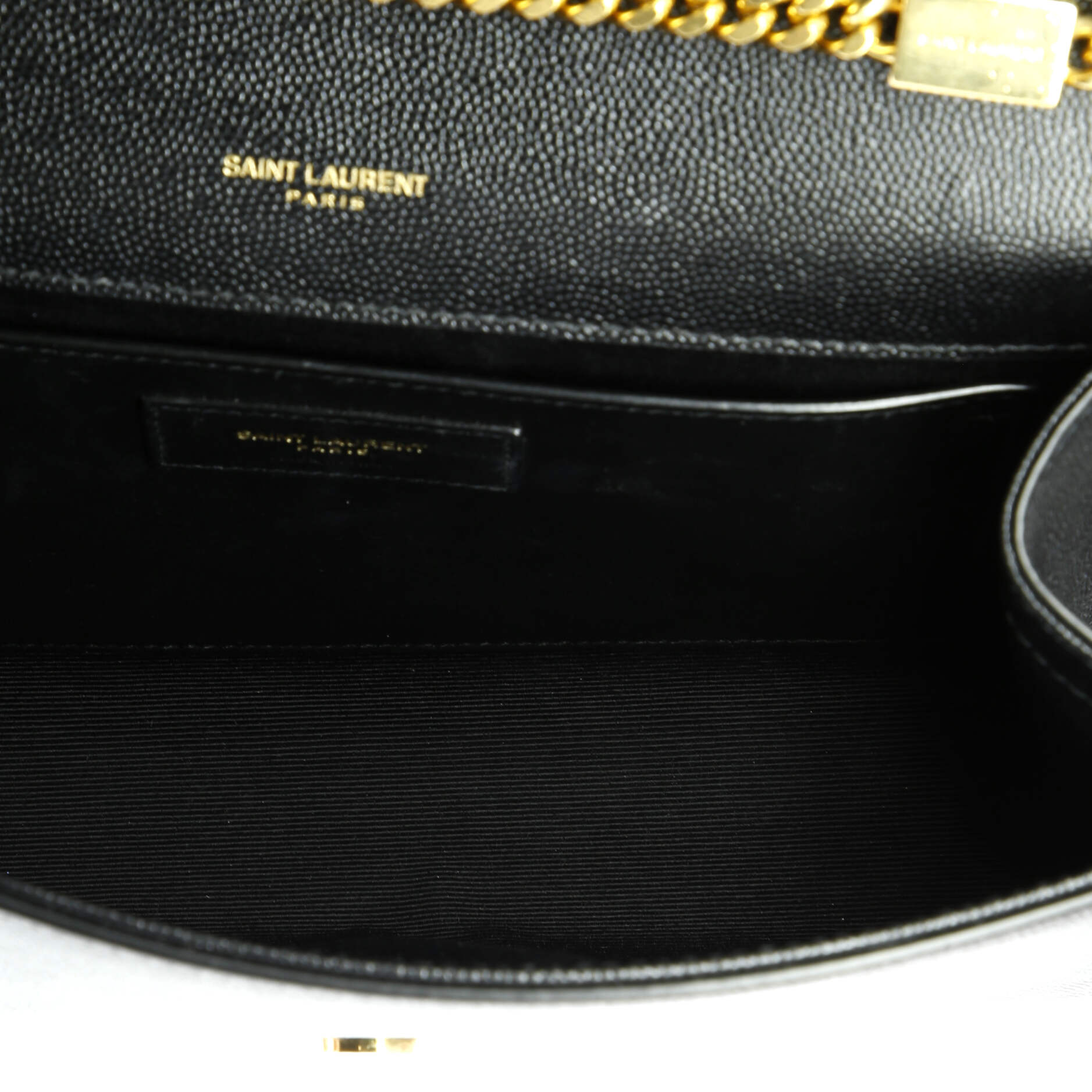 Saint Laurent Classic Monogram Crossbody Bag Grainy Leather Medium