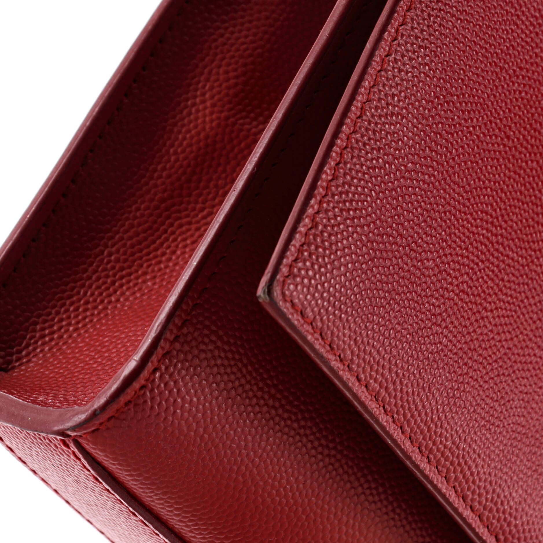 Saint Laurent Deconstructed Monogram Crossbody Grainy Leather Medium
