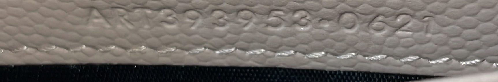Saint Laurent Classic Monogram Wallet on Chain Matelasse Chevron Leather Small
