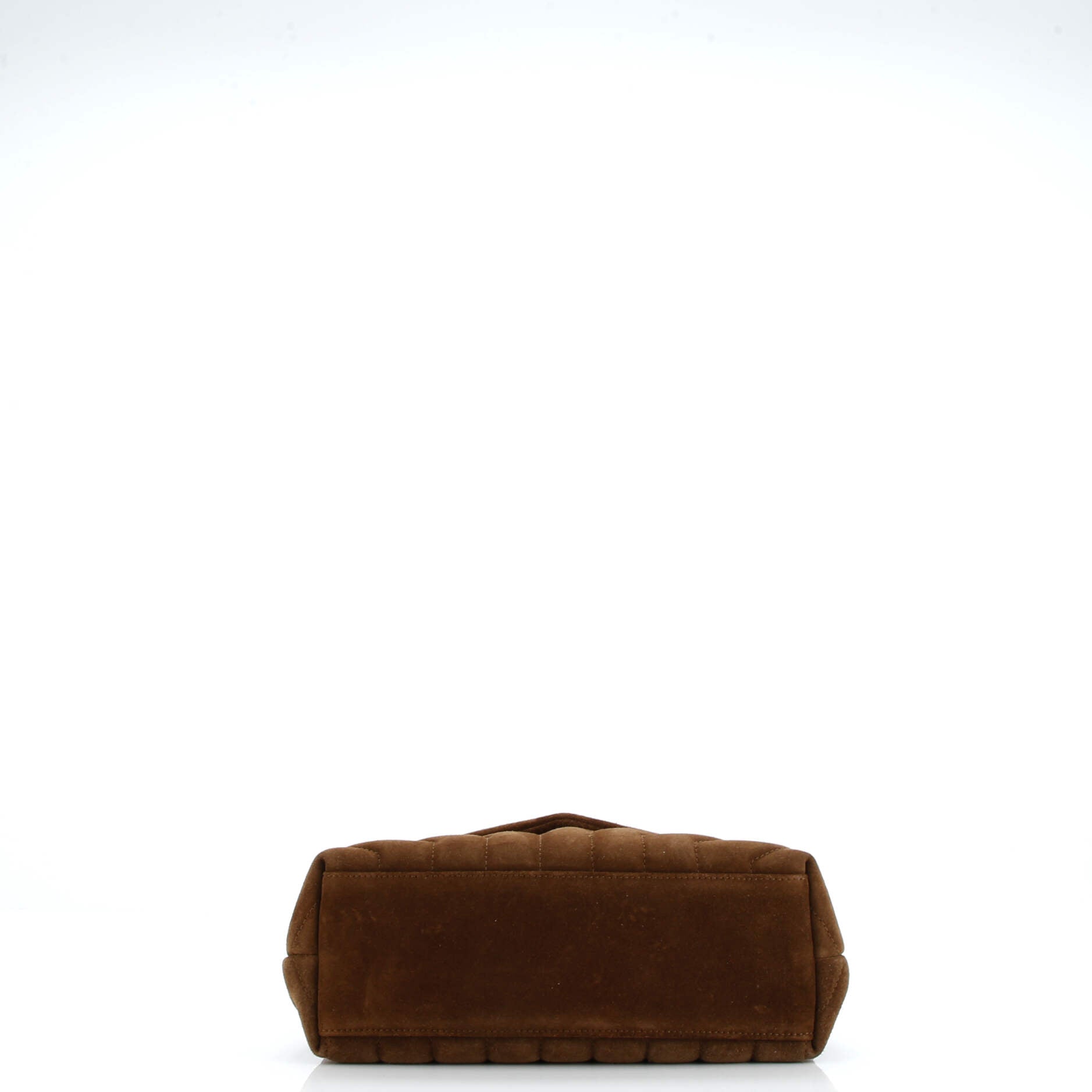 Saint Laurent Loulou Shoulder Bag Matelasse Chevron Suede Small