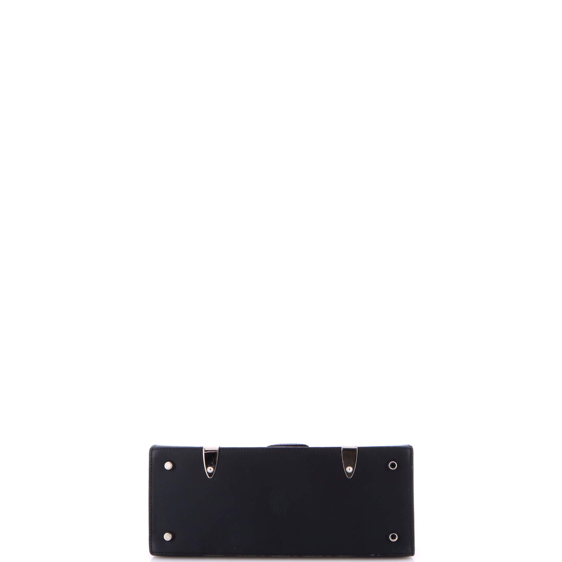 Goyard Saigon Top Handle Bag Coated Canvas with Leather PM