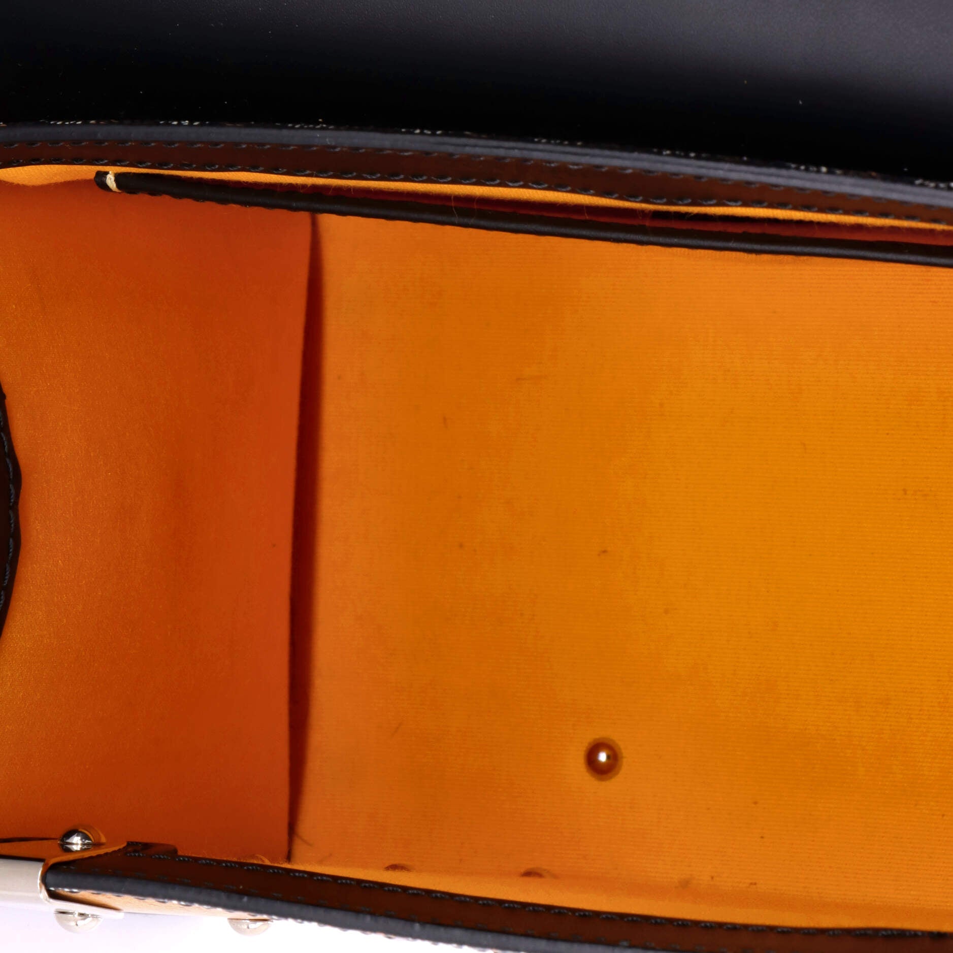 Goyard Saigon Top Handle Bag Coated Canvas with Leather PM