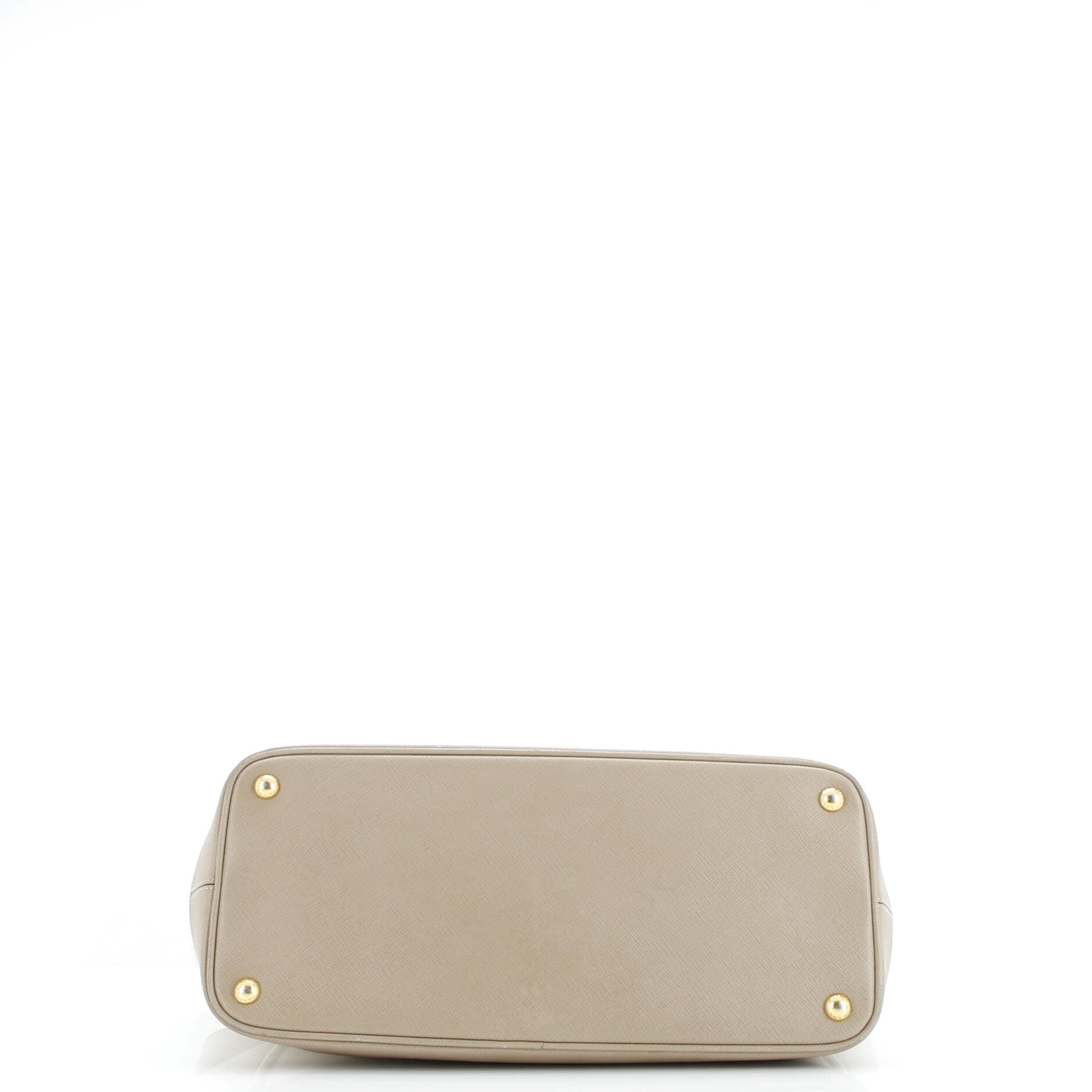 Prada Bicolor Open Tote Saffiano Leather Medium