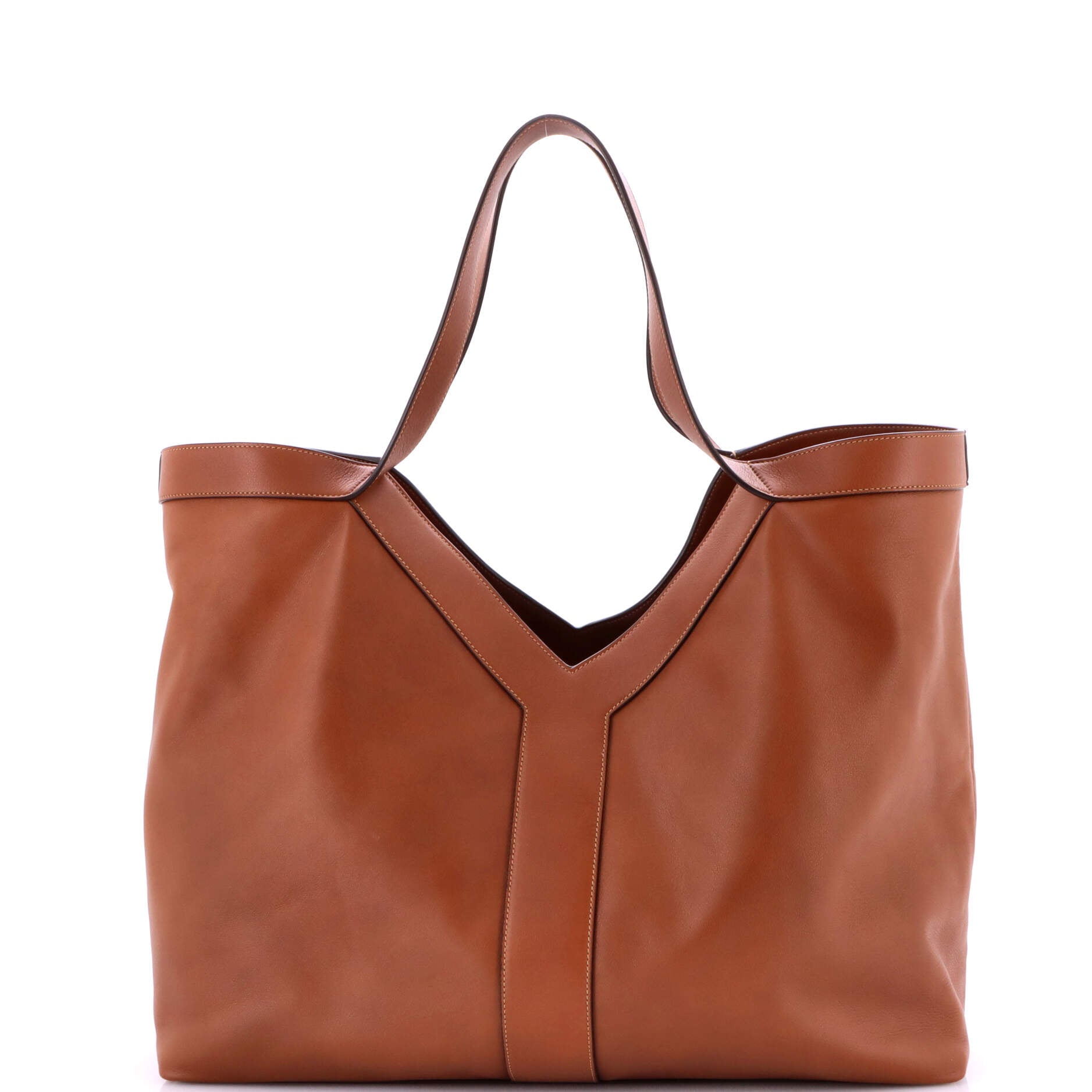 Saint Laurent Y Tote Leather Large