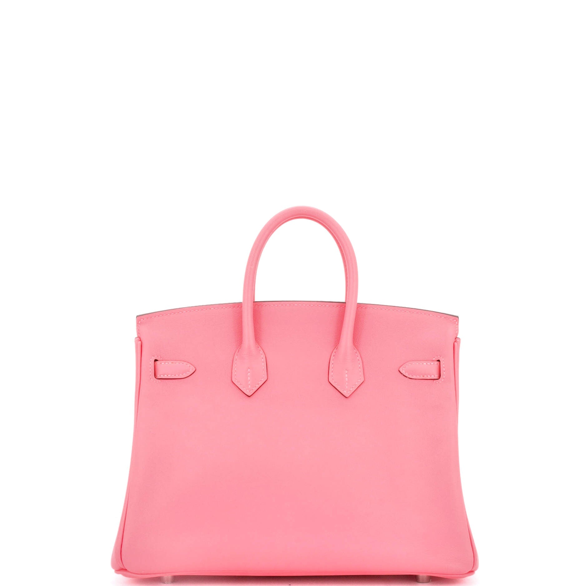 Hermes Birkin Handbag Pink Swift with Palladium Hardware 25