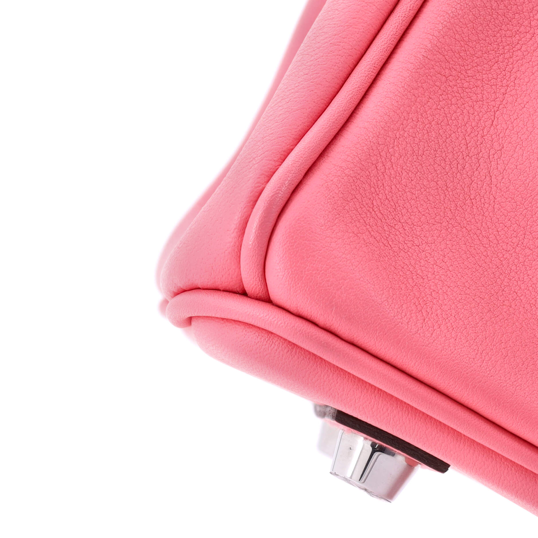 Hermes Birkin Handbag Pink Swift with Palladium Hardware 25