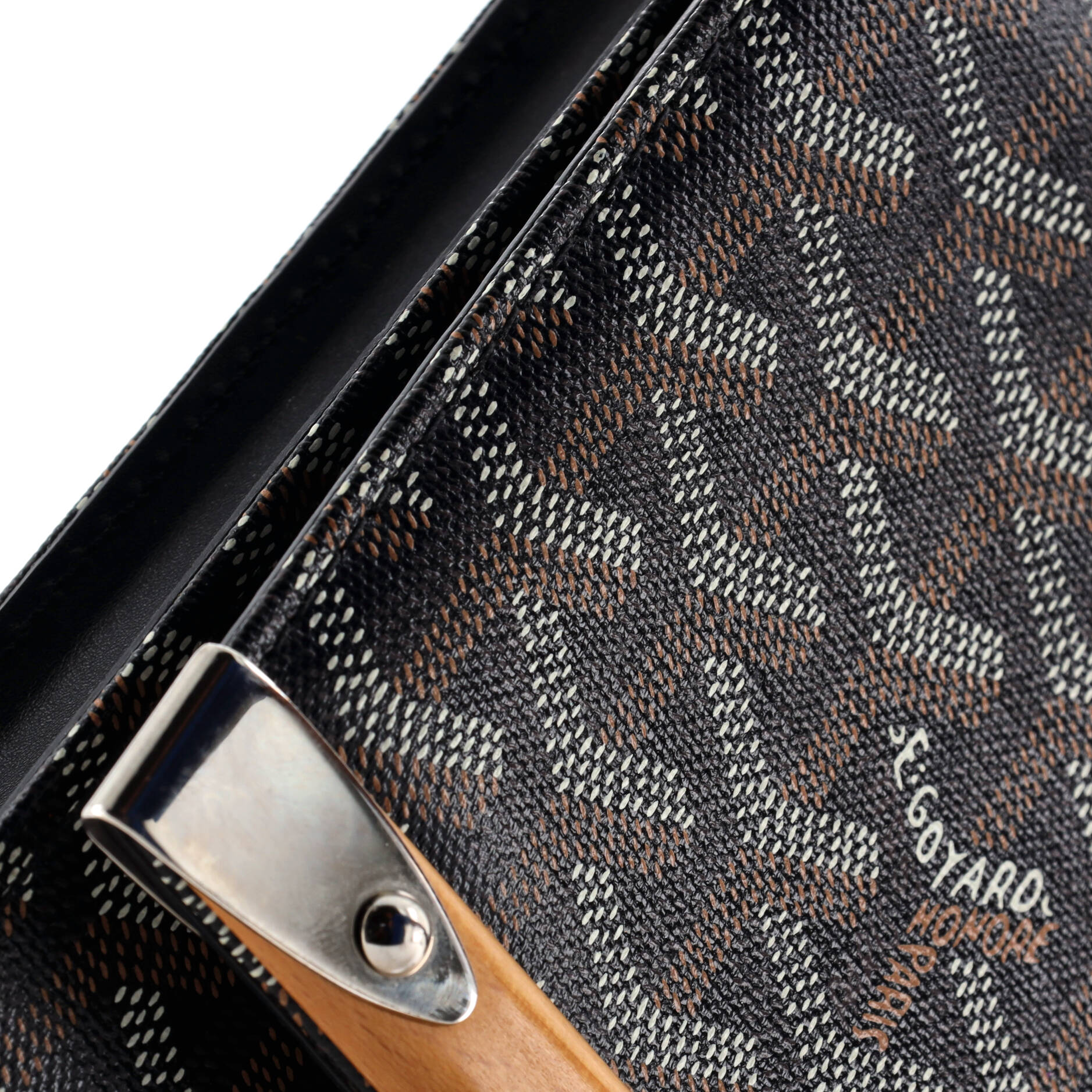Goyard Monte Carlo Clutch Coated Canvas MM
