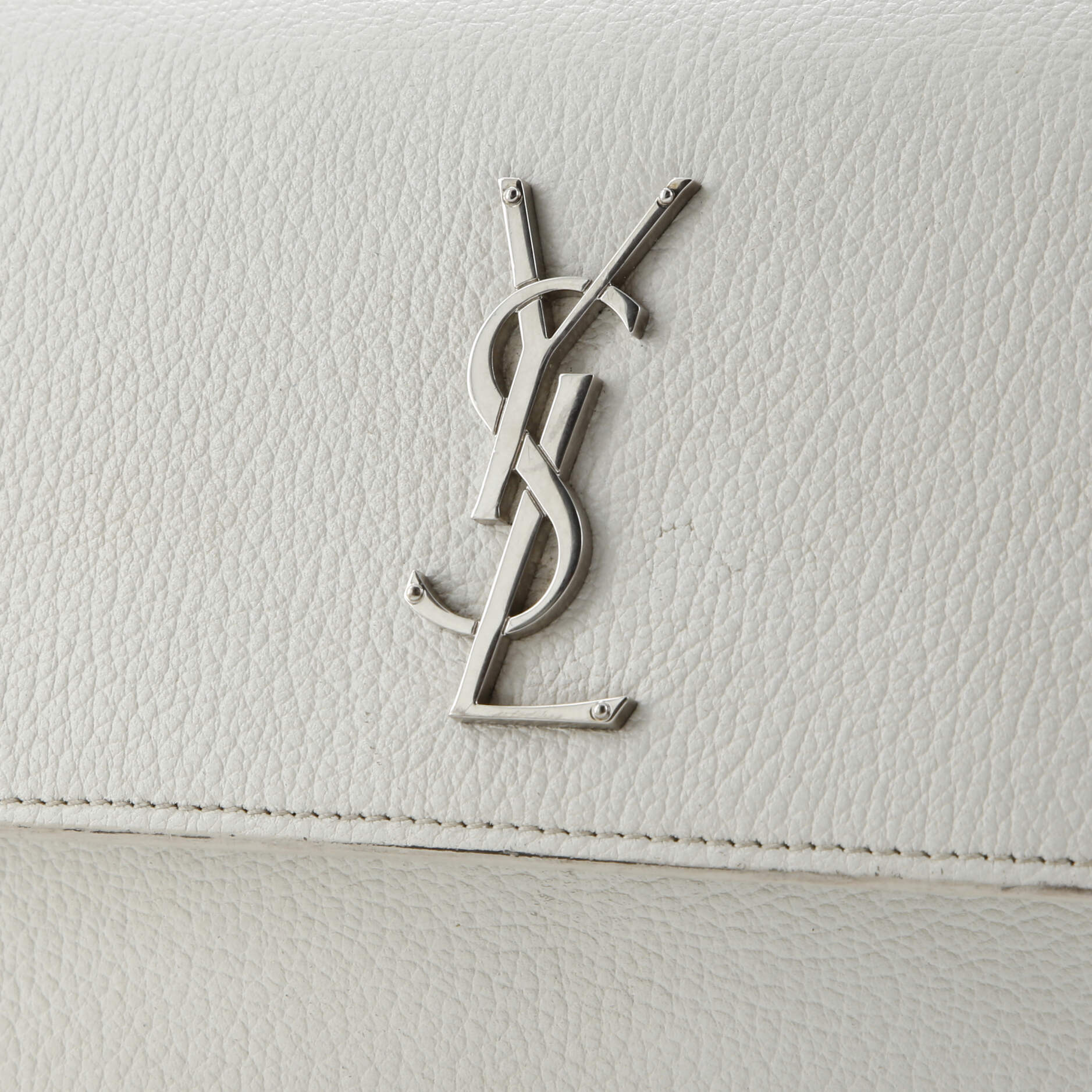 Saint Laurent Le 5 a 7 Hobo Crocodile Embossed Leather Small