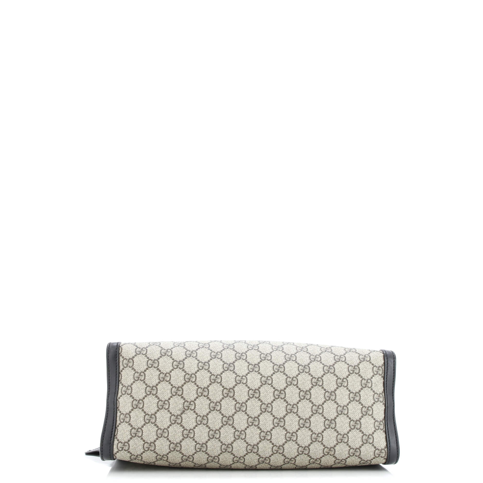 Gucci Padlock Chain Tote GG Coated Canvas with Leather Medium