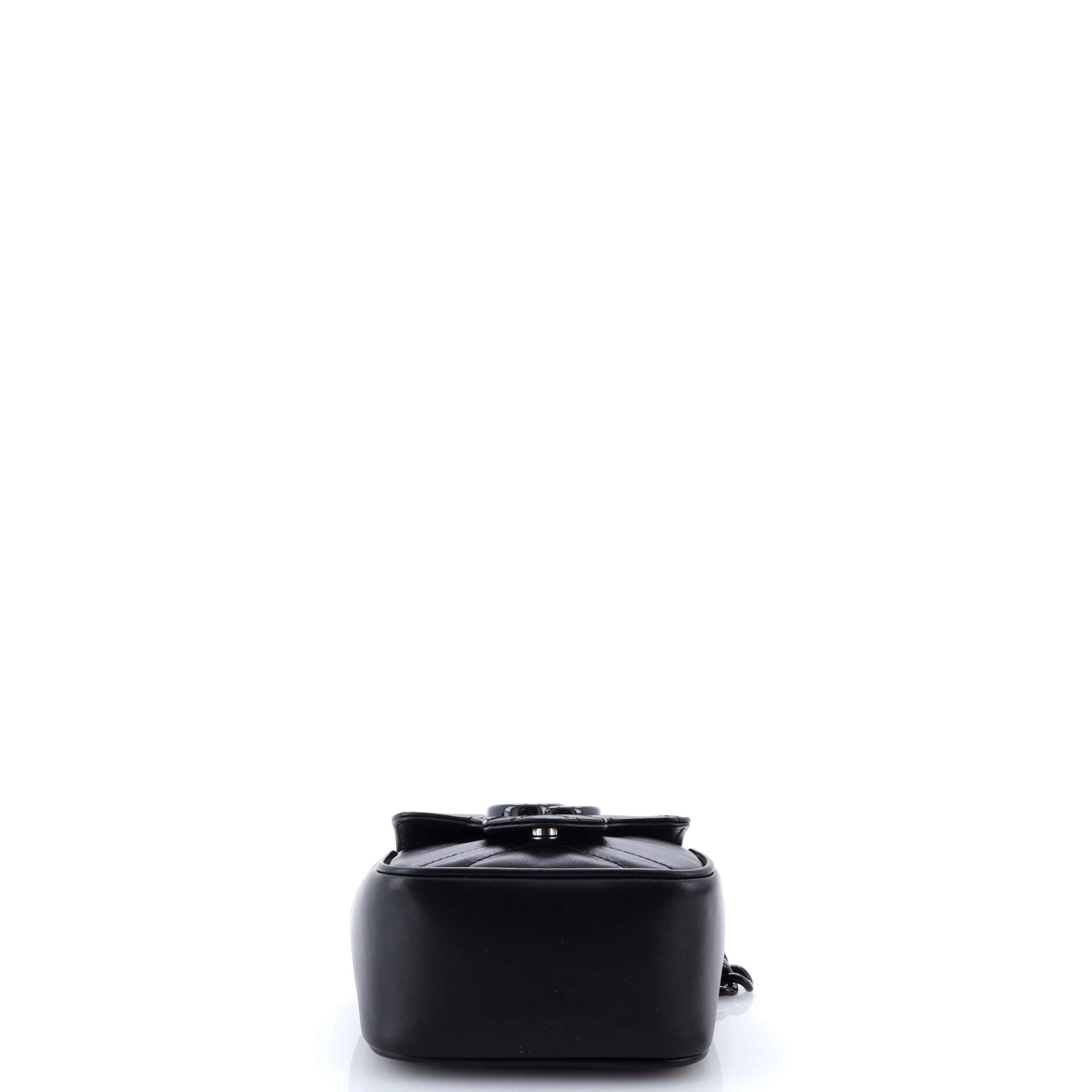 Gucci GG Marmont Flap Belt Bag Matelasse Leather Mini