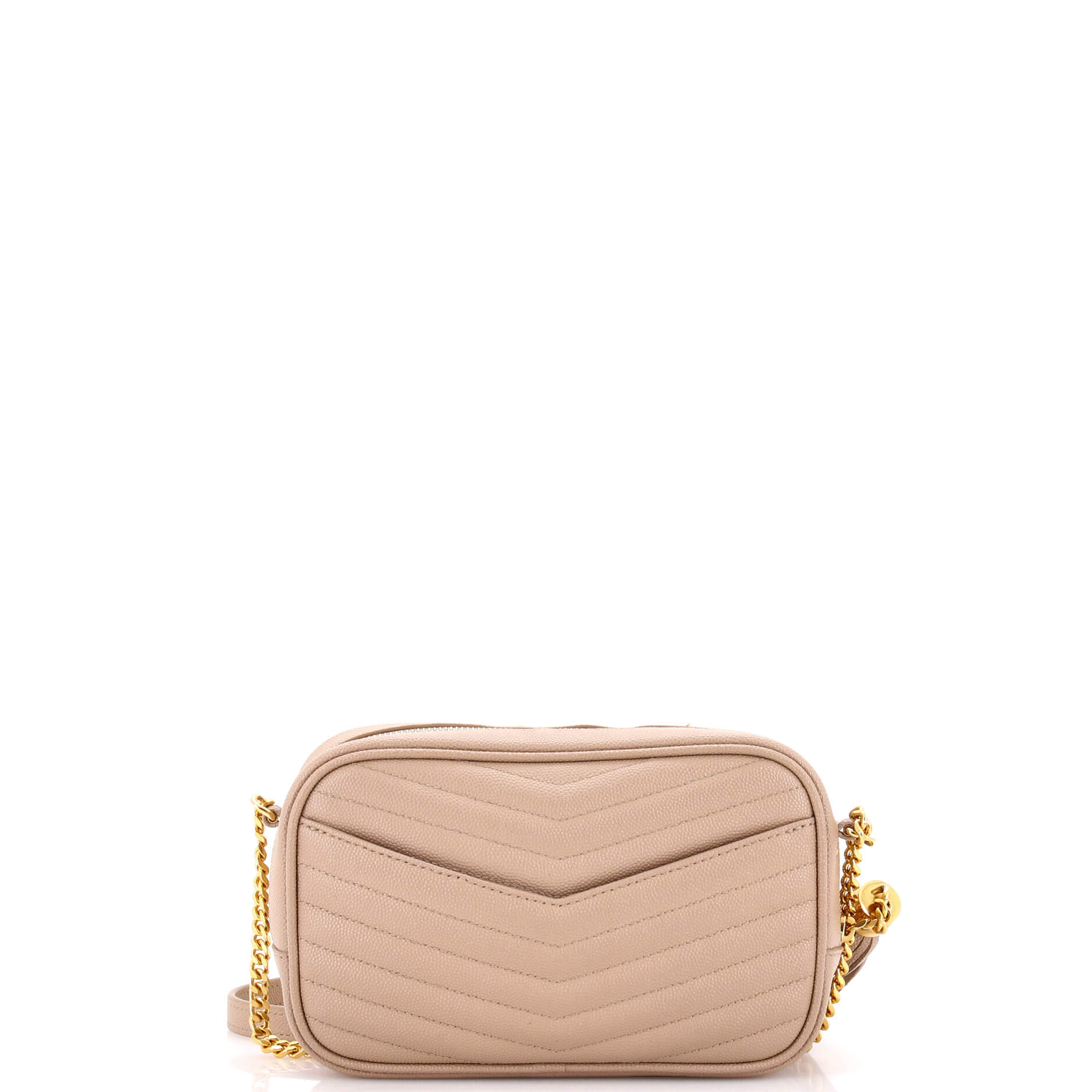 Saint Laurent LouLou Crossbody Bag Matelasse Chevron Leather Mini