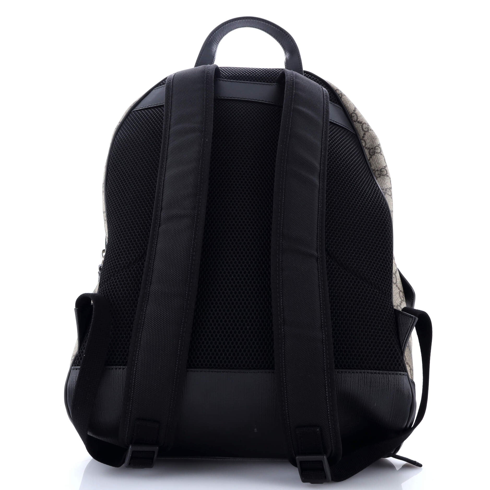 Gucci Zip Pocket Backpack GG Coated Canvas Medium