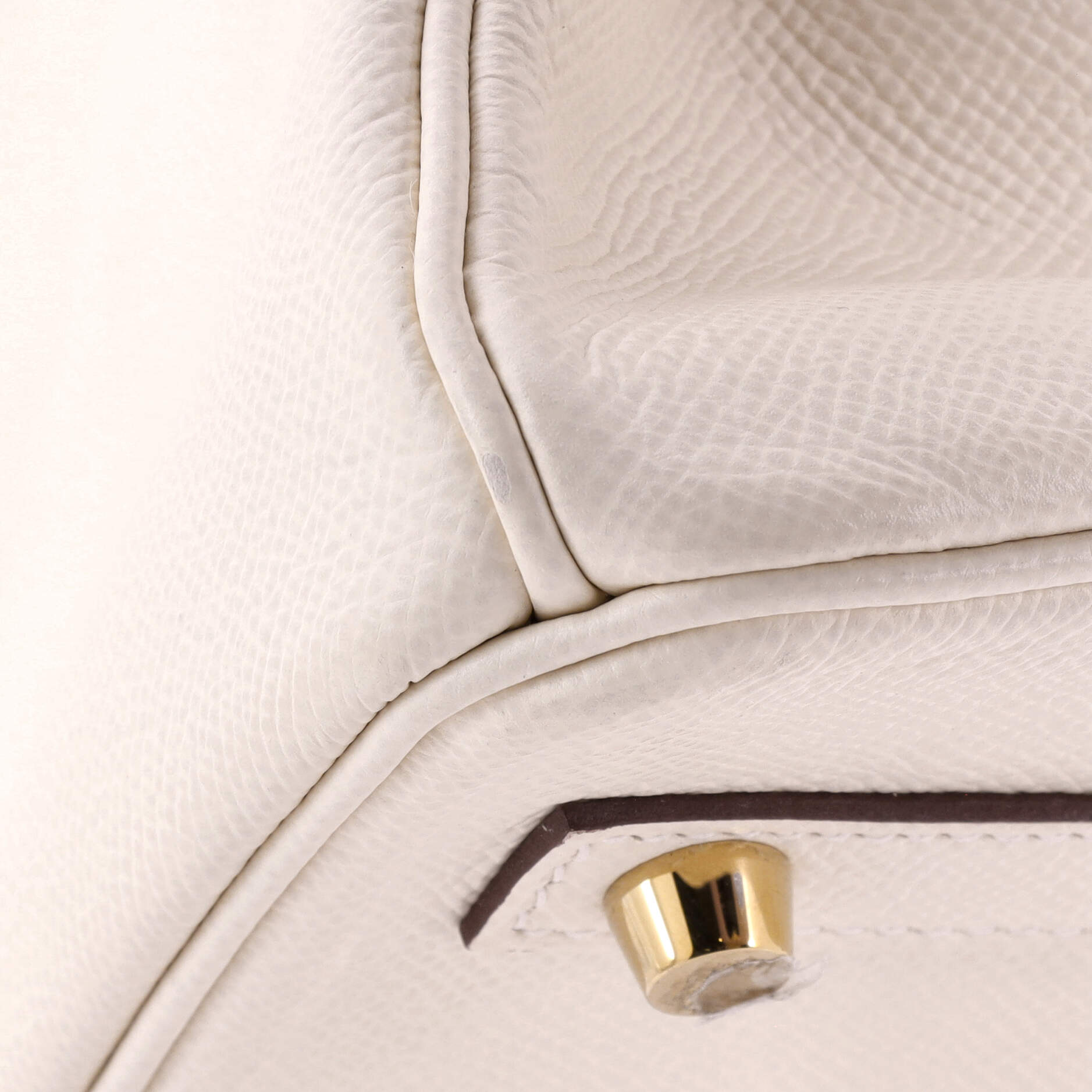 Hermes Birkin Handbag Light Epsom with Gold Hardware 30