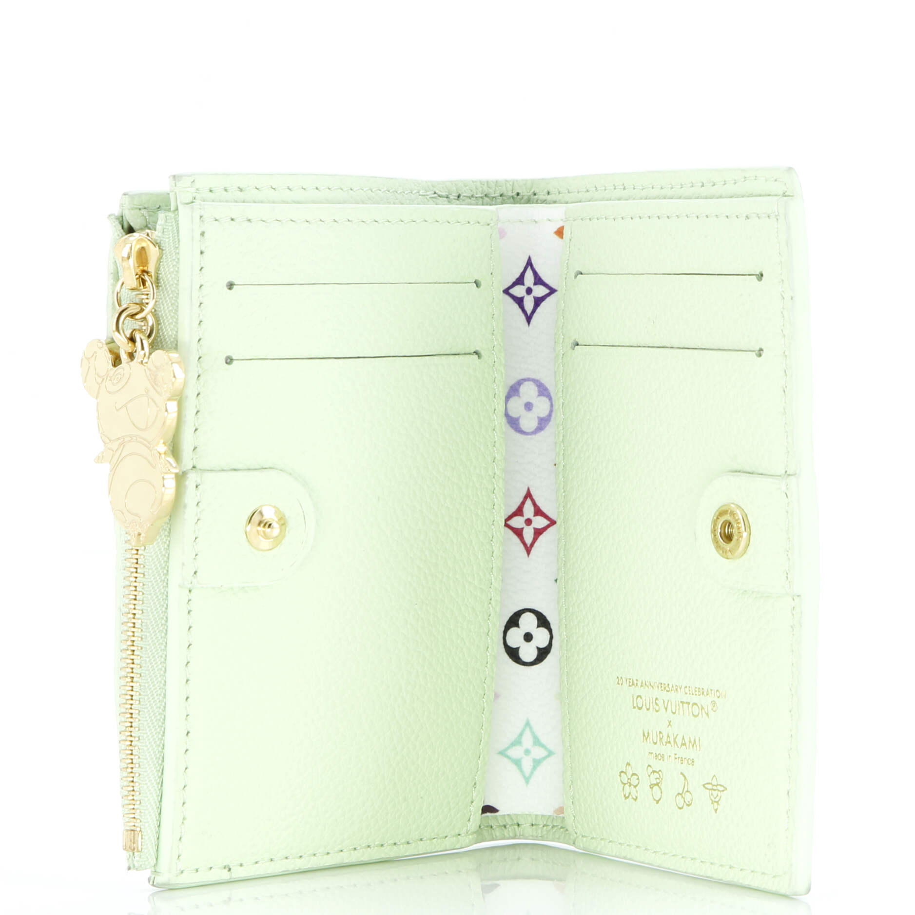 Louis Vuitton x Takashi Murakami Lisa Wallet Monogram Empreinte Leather