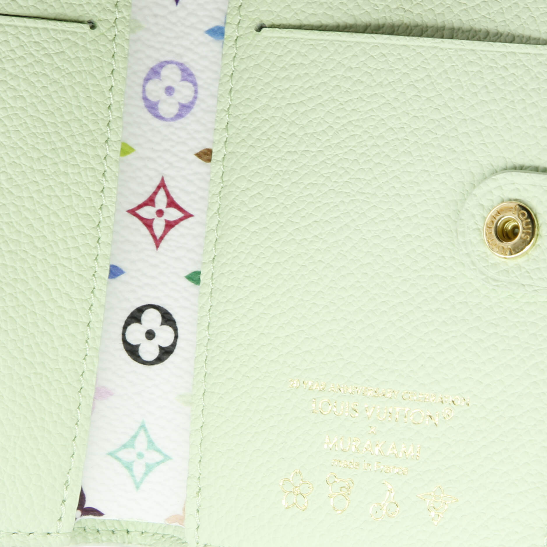 Louis Vuitton x Takashi Murakami Lisa Wallet Monogram Empreinte Leather