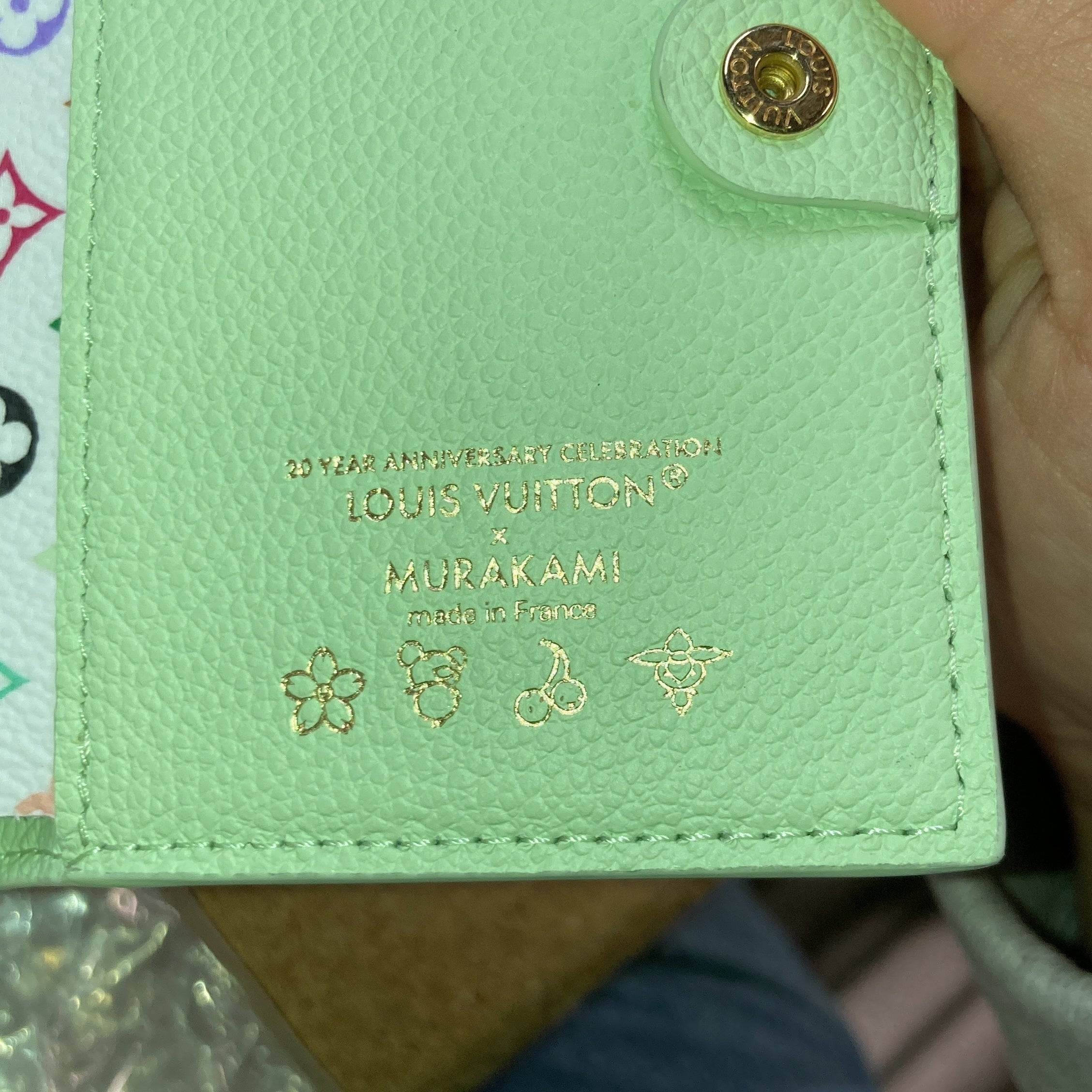 Louis Vuitton x Takashi Murakami Lisa Wallet Monogram Empreinte Leather