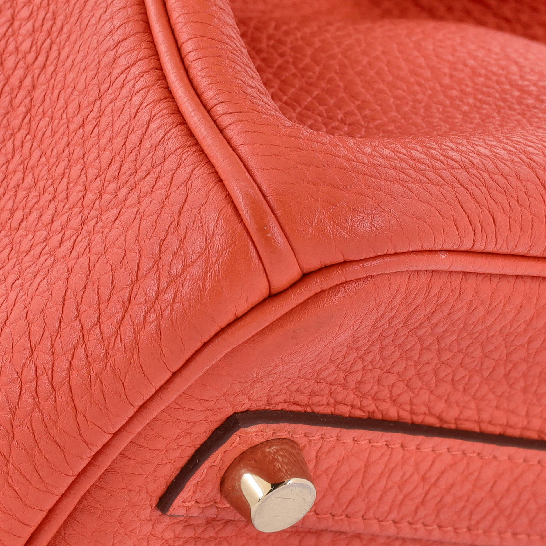 Hermes Birkin Handbag Orange Togo with Gold Hardware 30