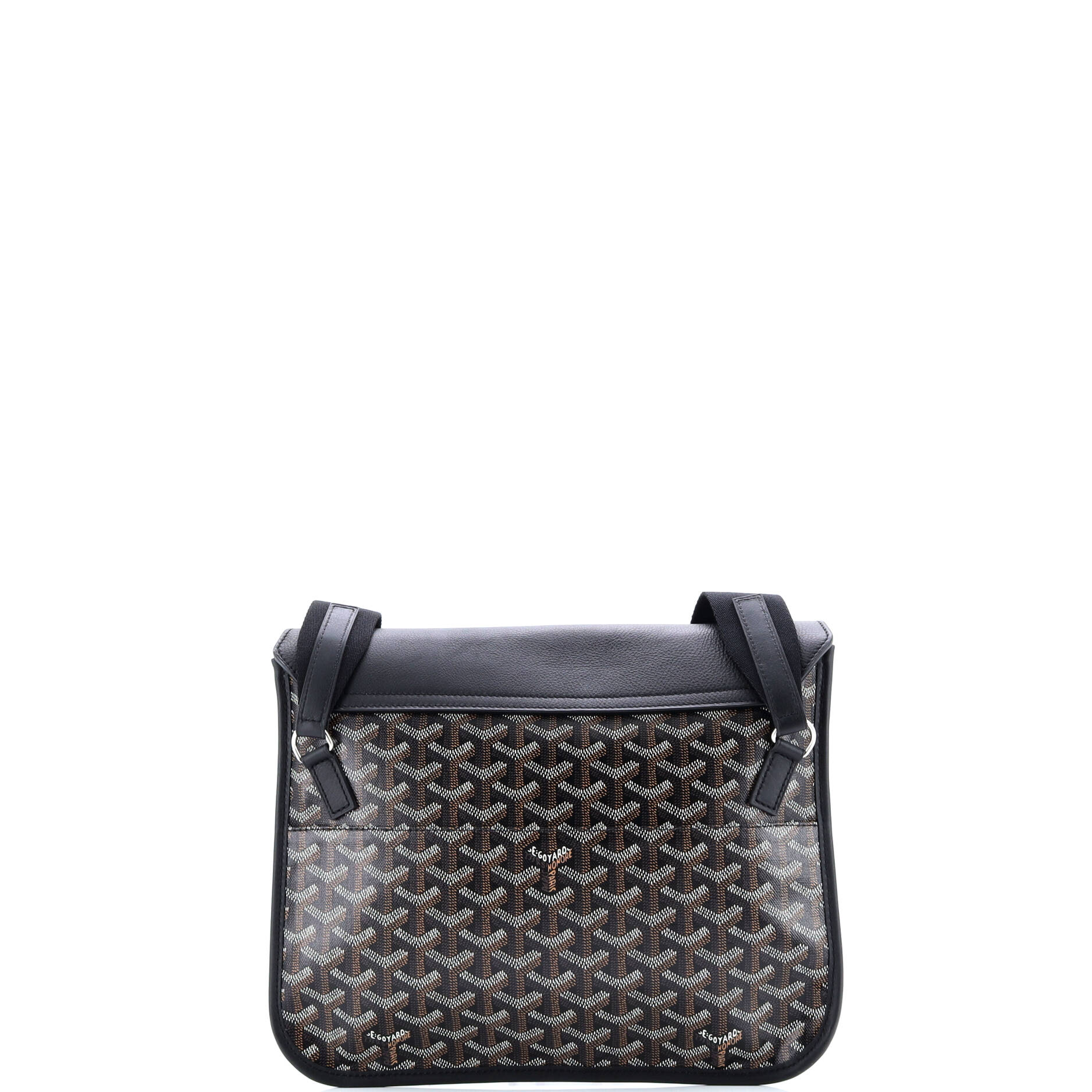 Goyard Coursier Messenger Bag Coated Canvas and Leather