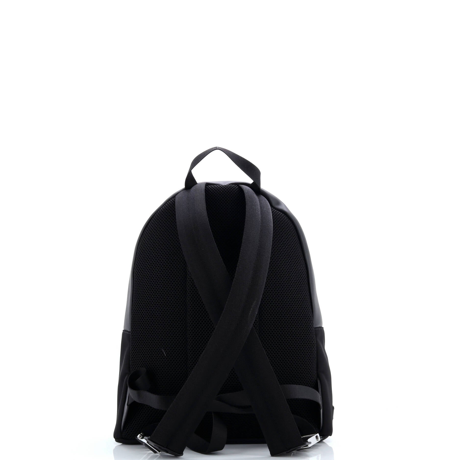Fendi Monster Backpack Nylon with Leather Large