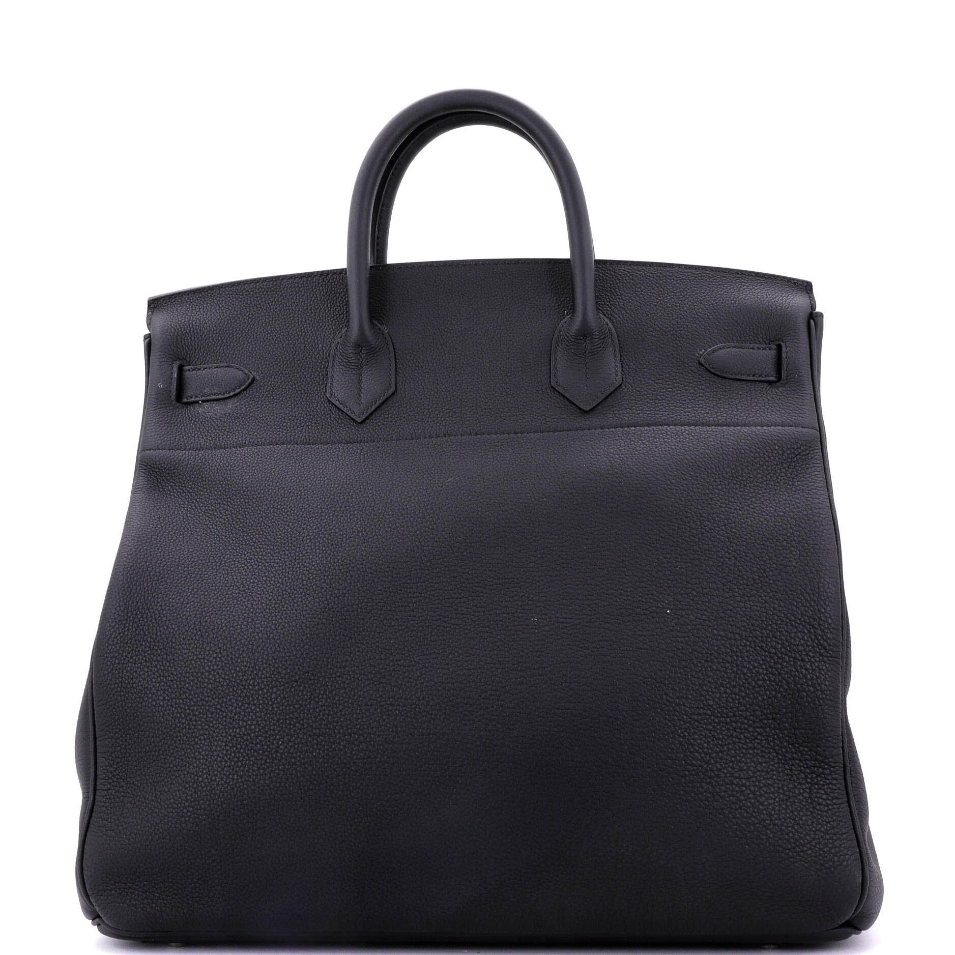Hermes HAC Birkin Bag Black Togo with Palladium Hardware 40