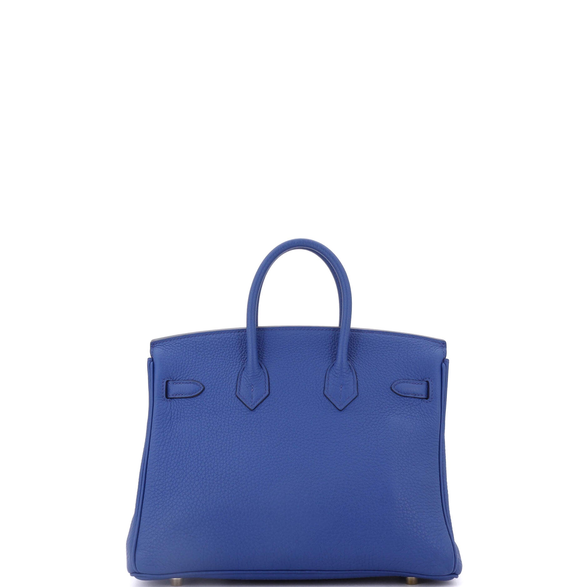 Hermes Birkin Handbag Blue Togo with Gold Hardware 25