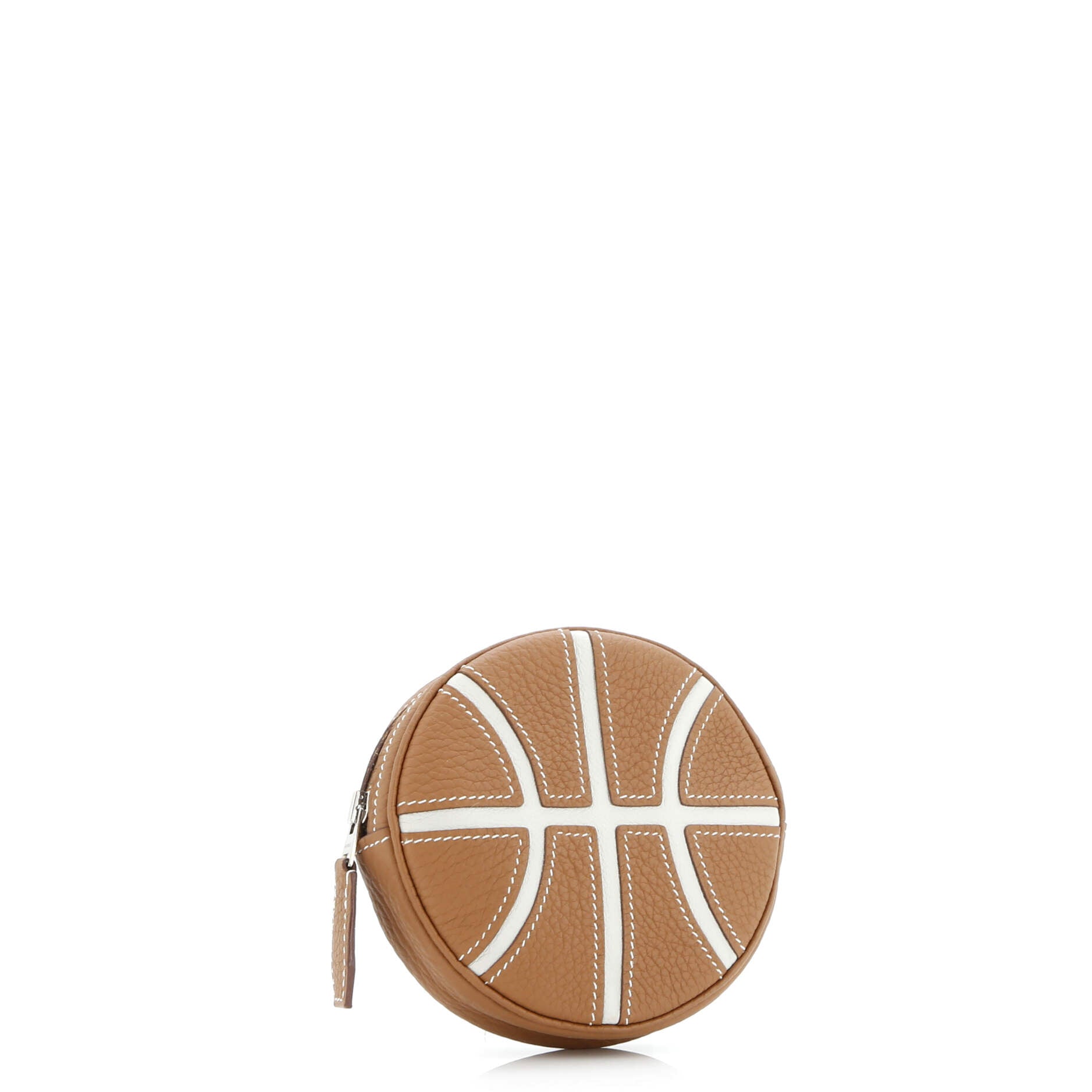 Hermes Basketball Change Purse Leather