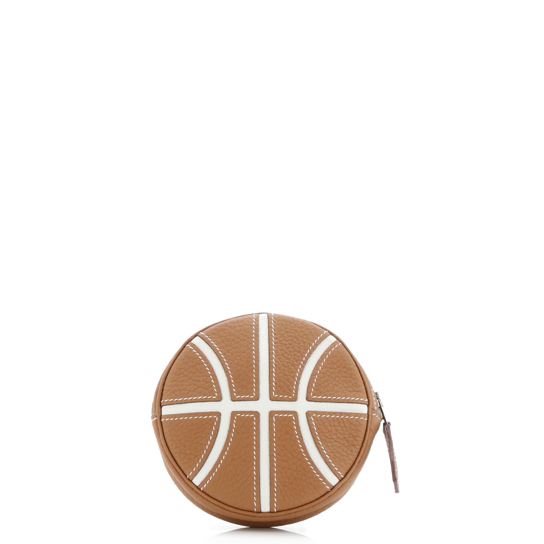 Hermes Basketball Change Purse Leather