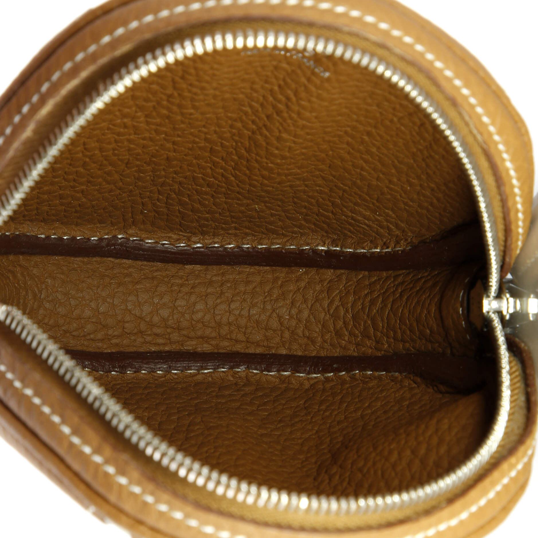 Hermes Basketball Change Purse Leather