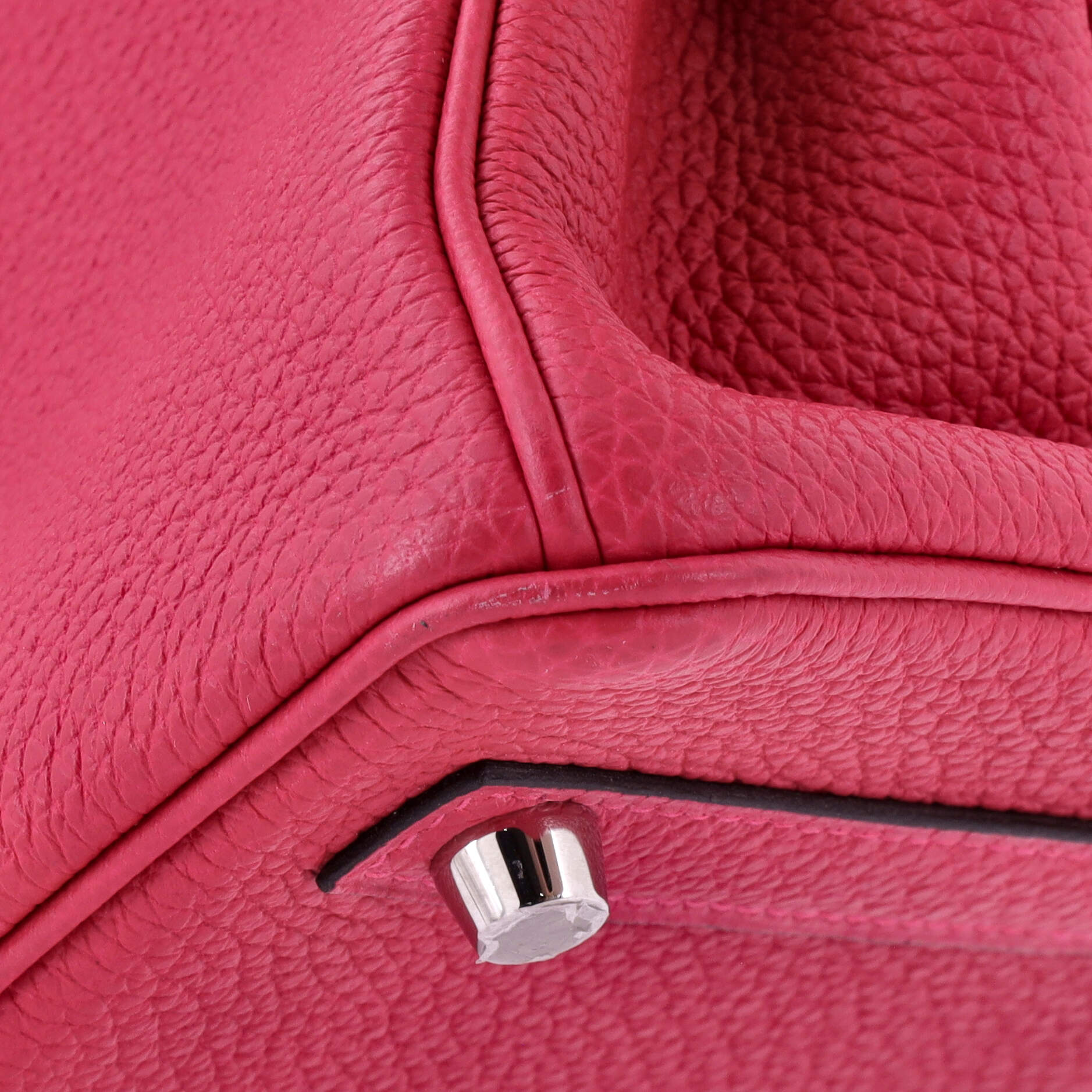 Hermes Birkin Handbag Pink Togo with Palladium Hardware 25