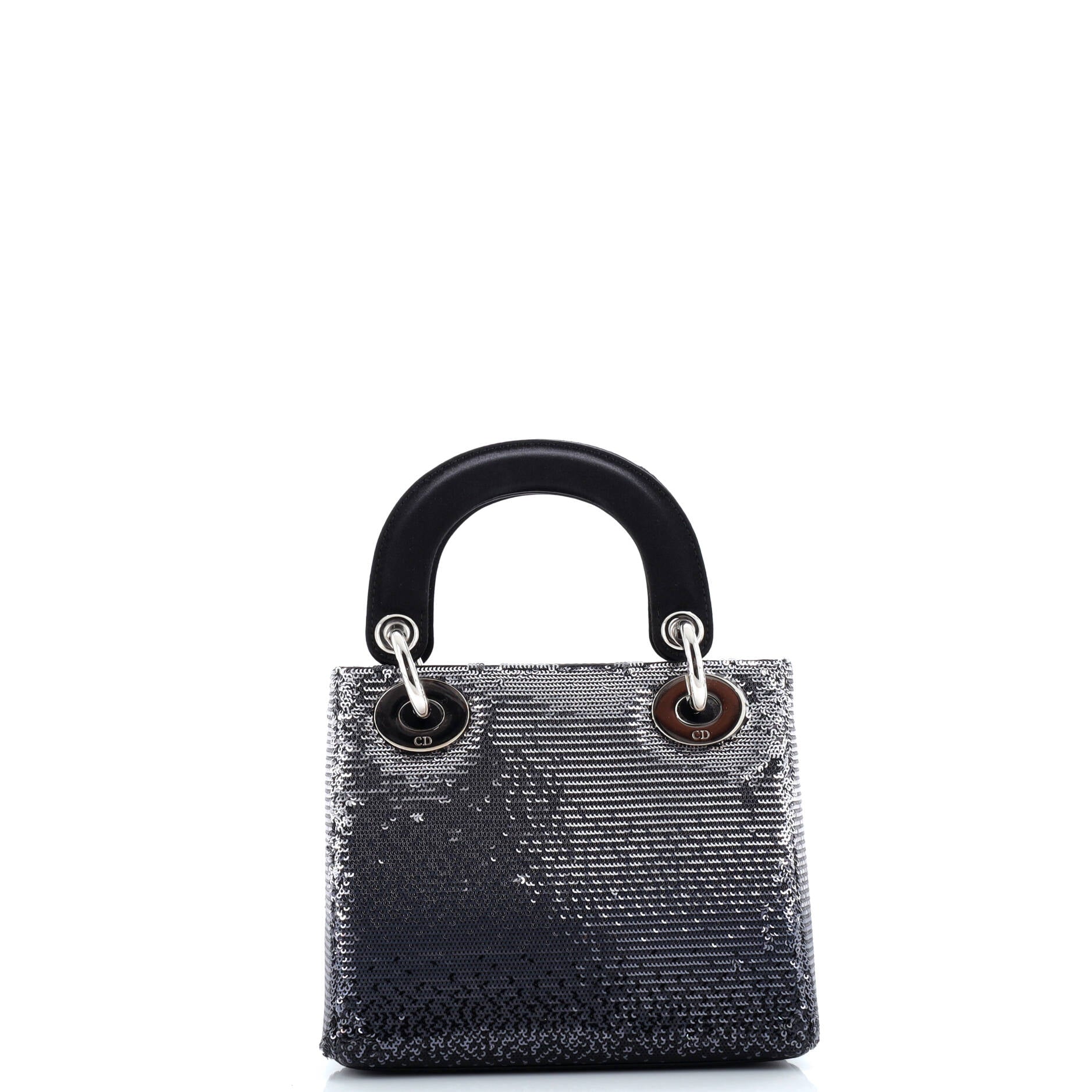 Christian Dior Lady Dior Bag Sequin Embellished Satin Mini