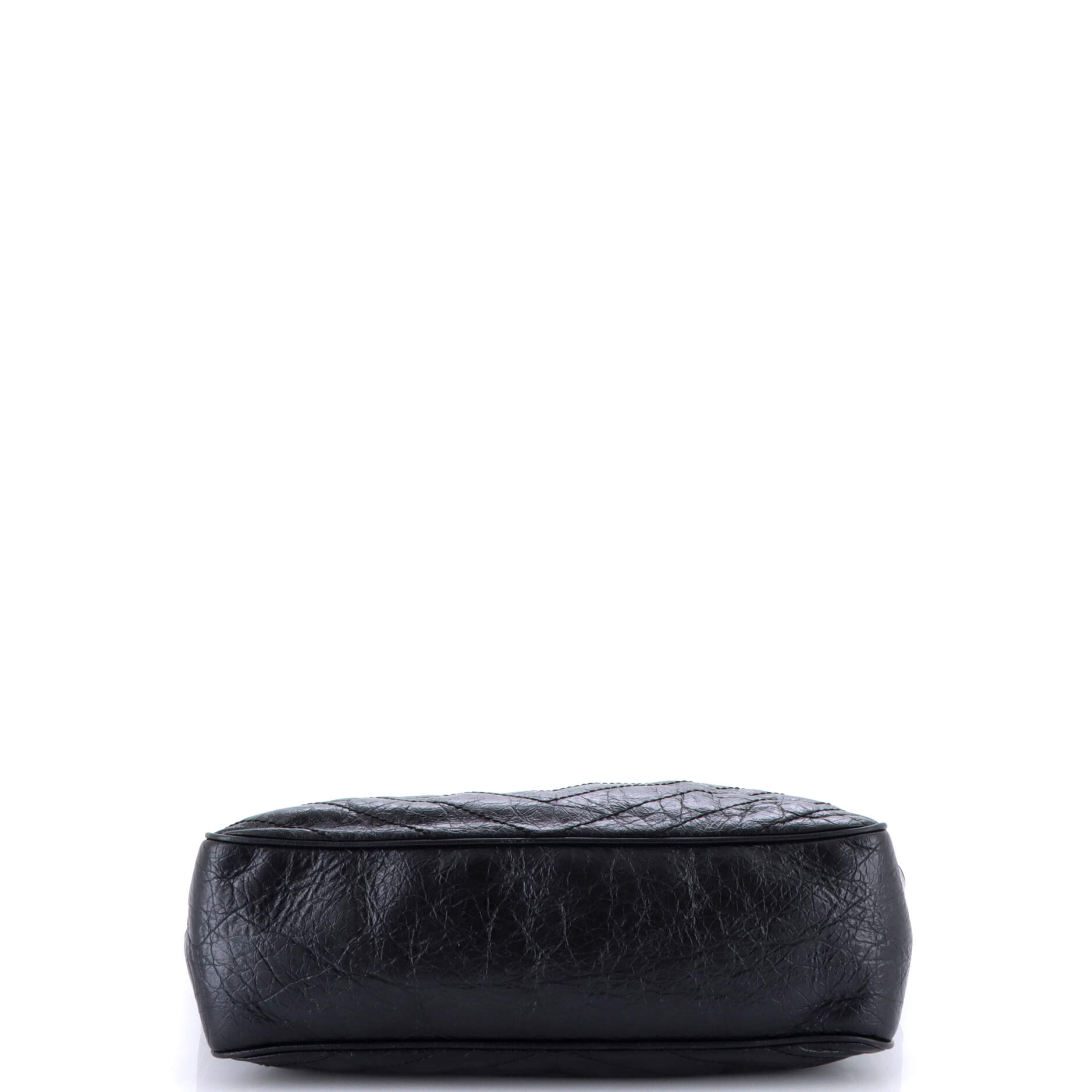 Saint Laurent Niki Zip Shopping Tote Matelasse Chevron Leather Large