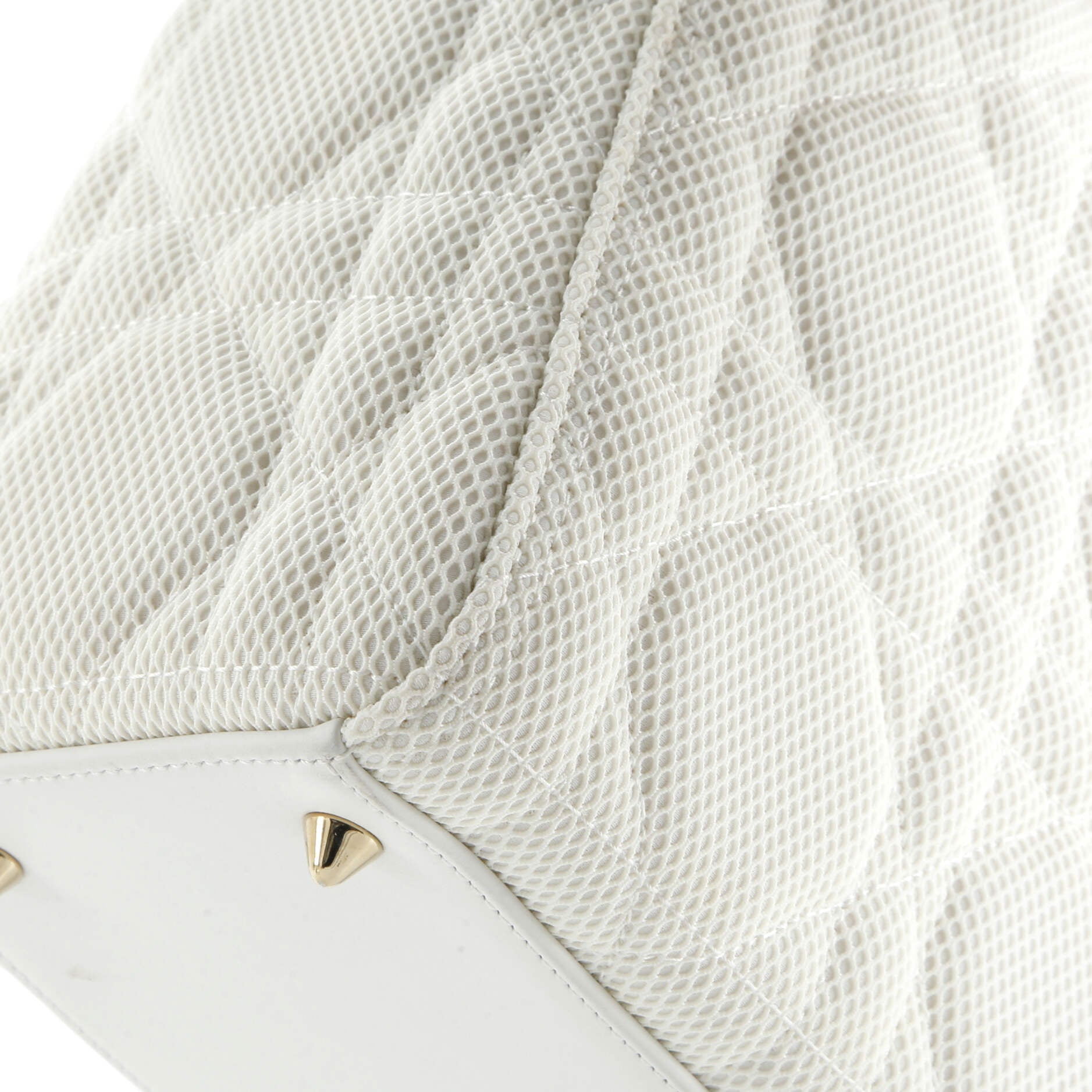 Christian Dior Lady Dior Bag Cannage Quilt Mesh Medium