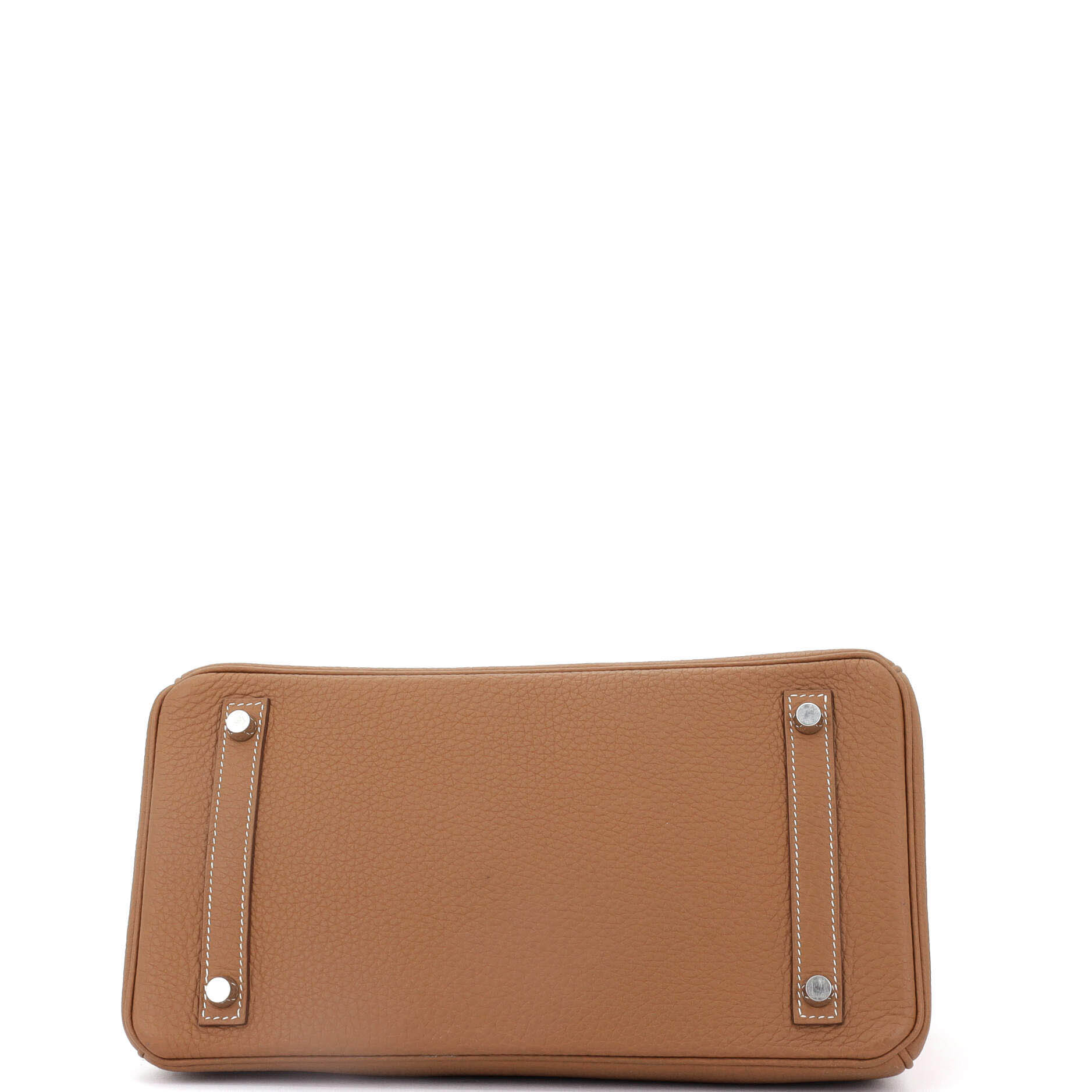 Hermes Birkin Handbag Brown Togo with Palladium Hardware 30
