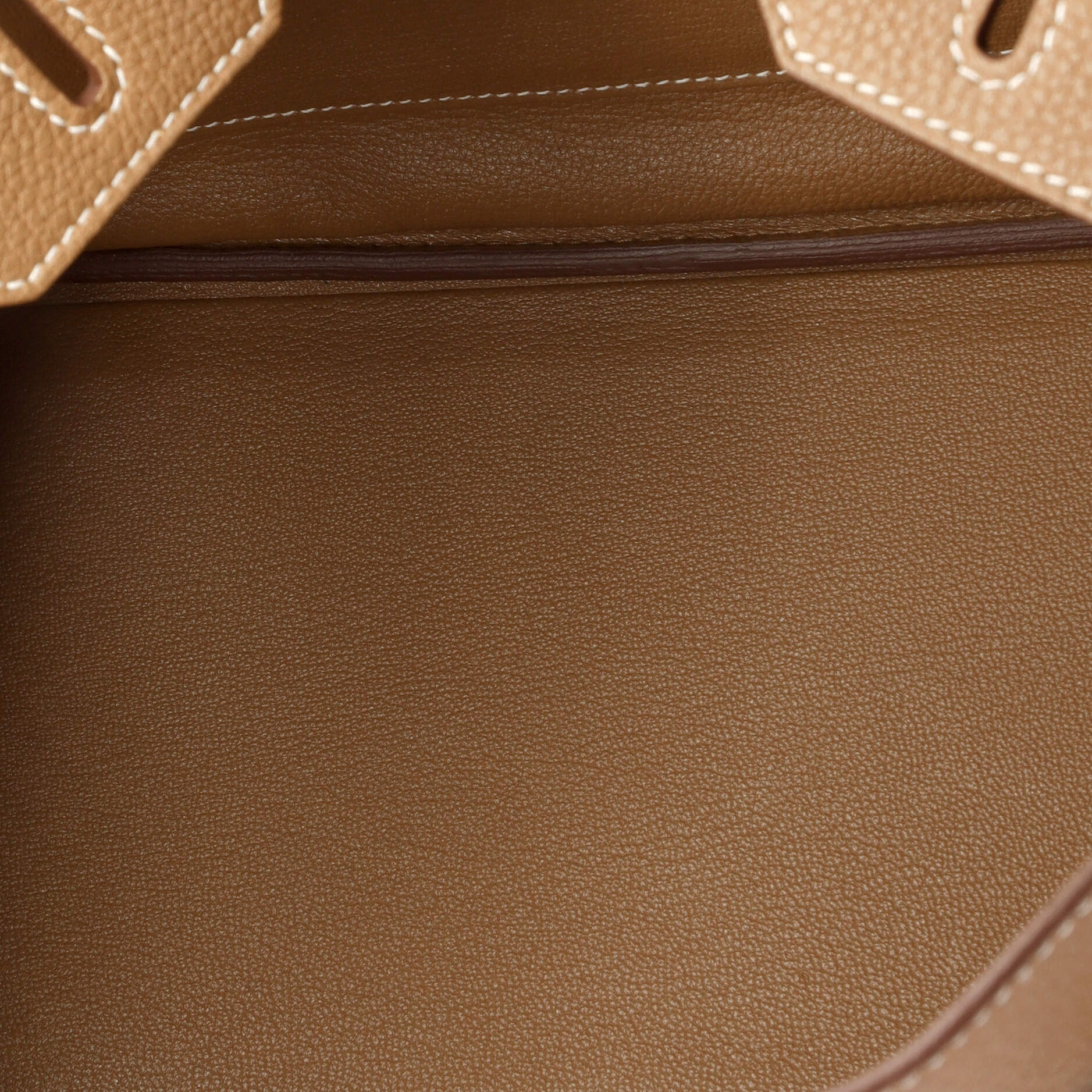Hermes Birkin Handbag Brown Togo with Palladium Hardware 30