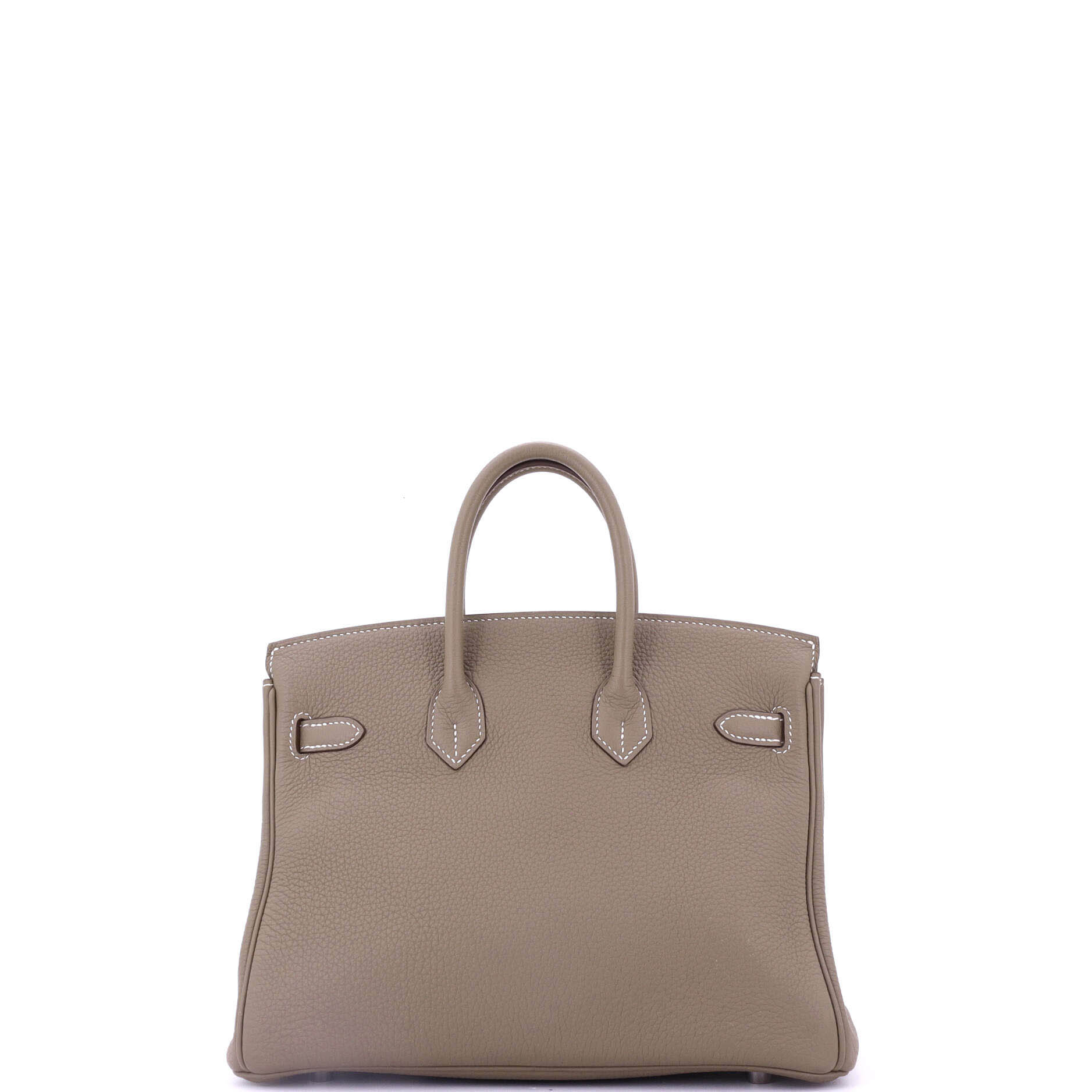 Hermes Birkin Handbag Grey Togo with Palladium Hardware 25