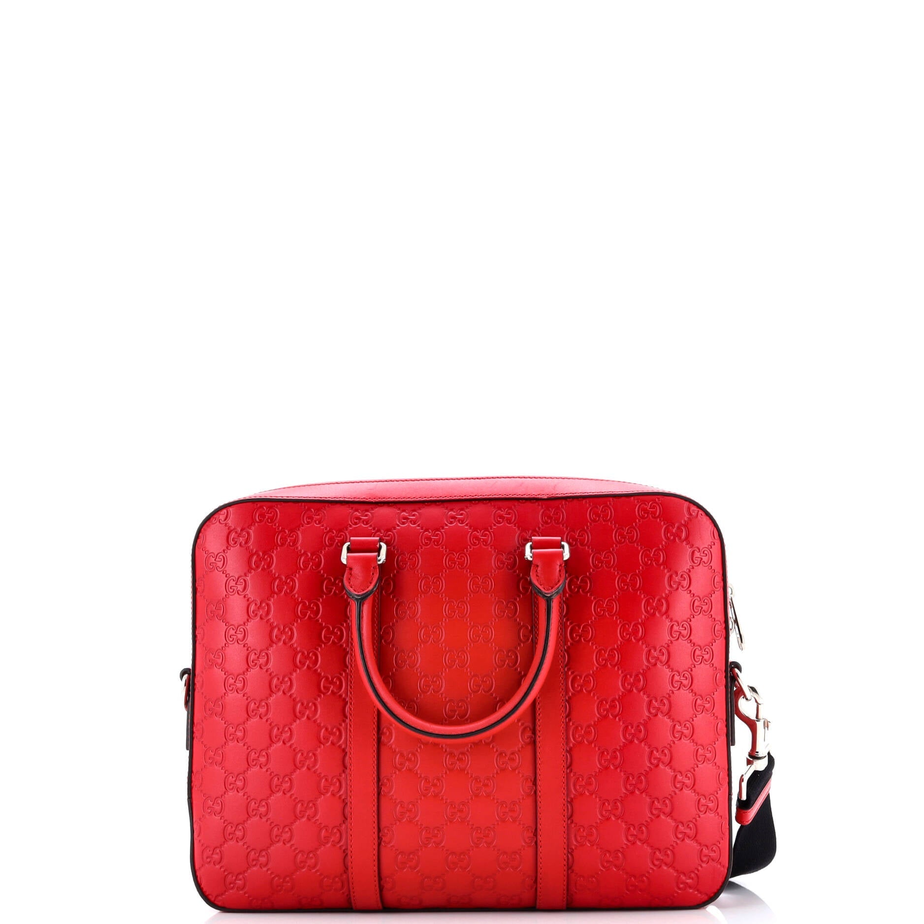 Gucci Signature Convertible Briefcase Guccissima Leather Medium