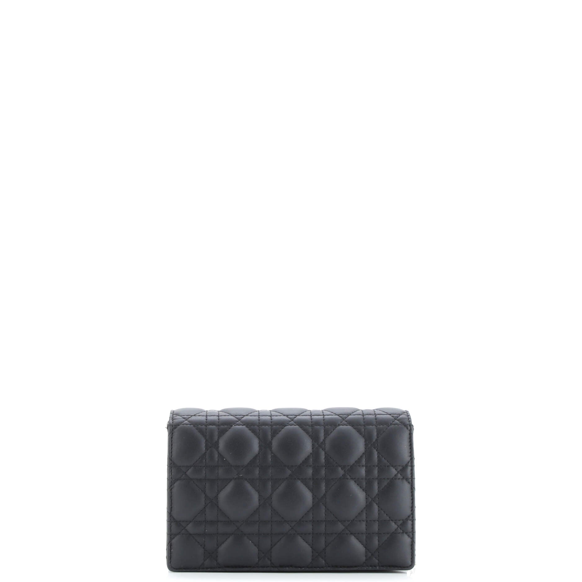 Christian Dior Miss Dior Charms Chain Pouch Cannage Quilt Lambskin