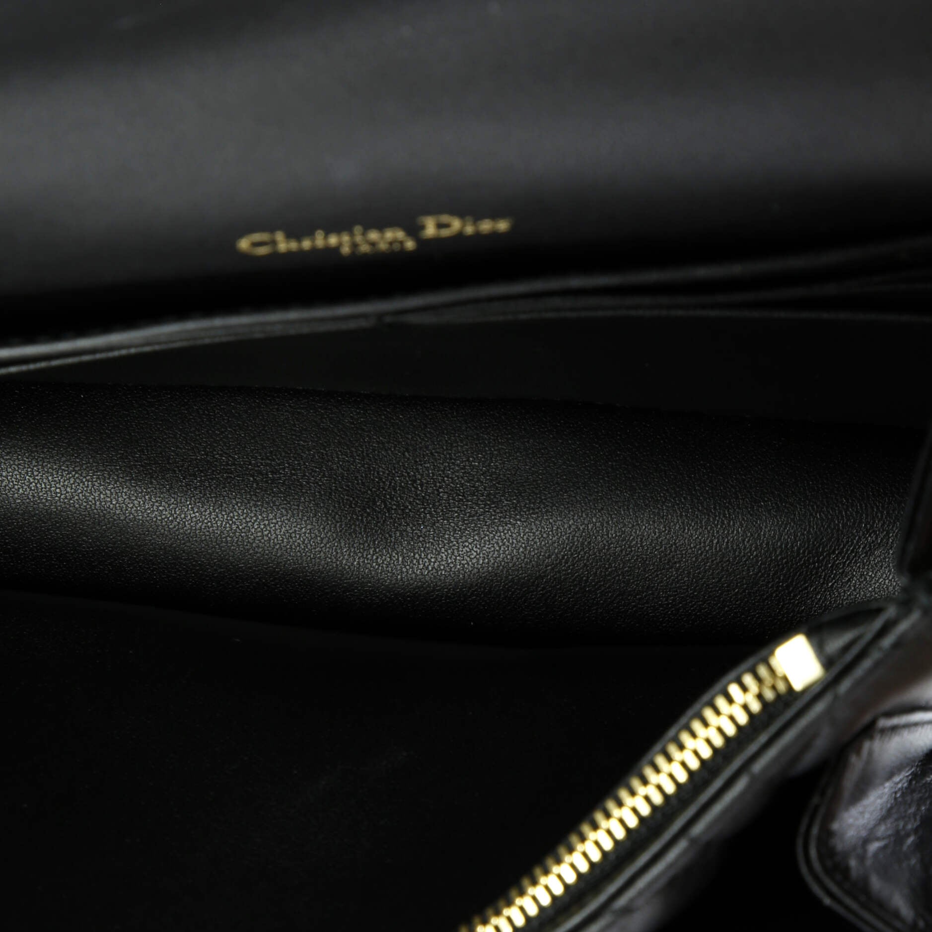 Christian Dior Miss Dior Charms Chain Pouch Cannage Quilt Lambskin