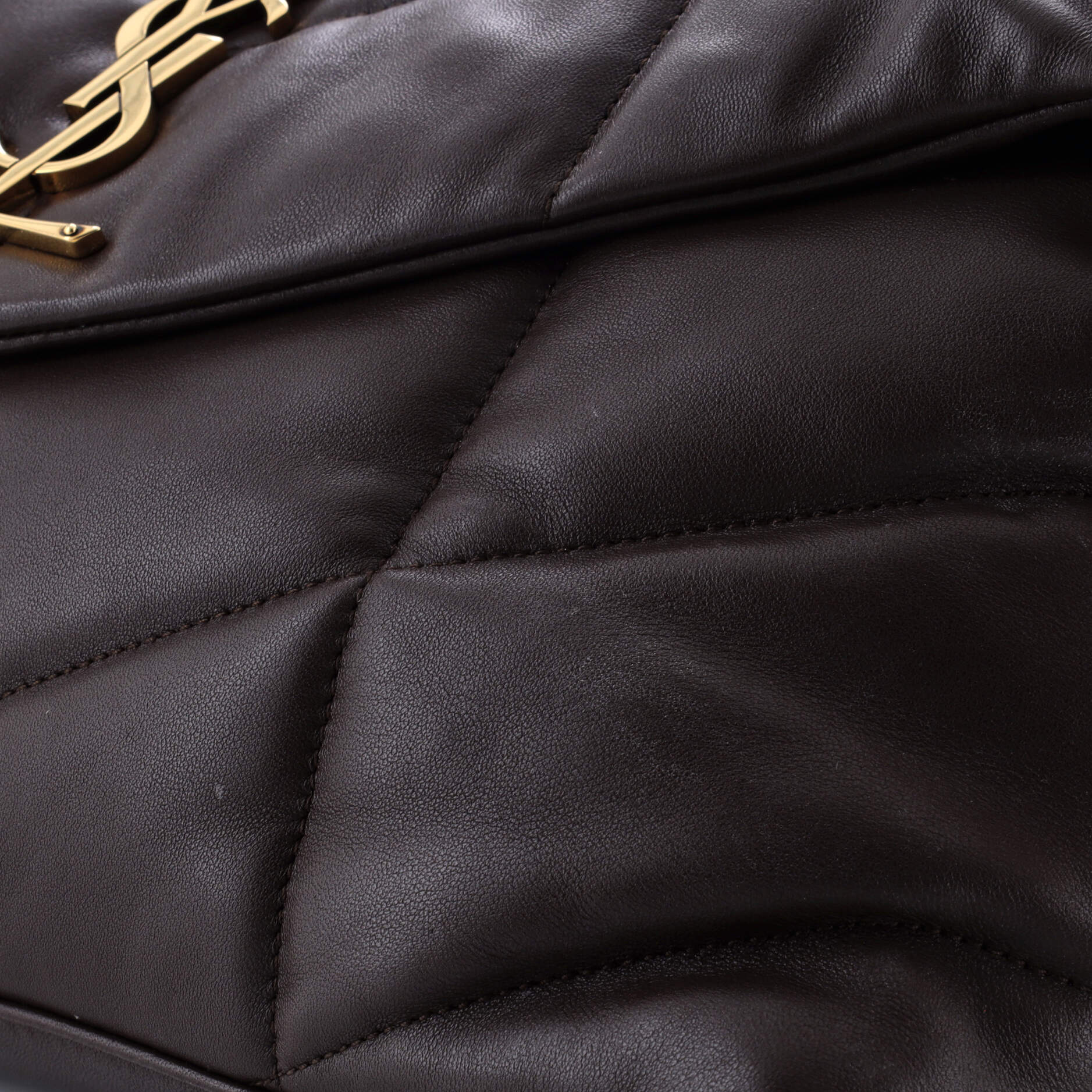 Saint Laurent Loulou Puffer Shoulder Bag Quilted Leather Medium