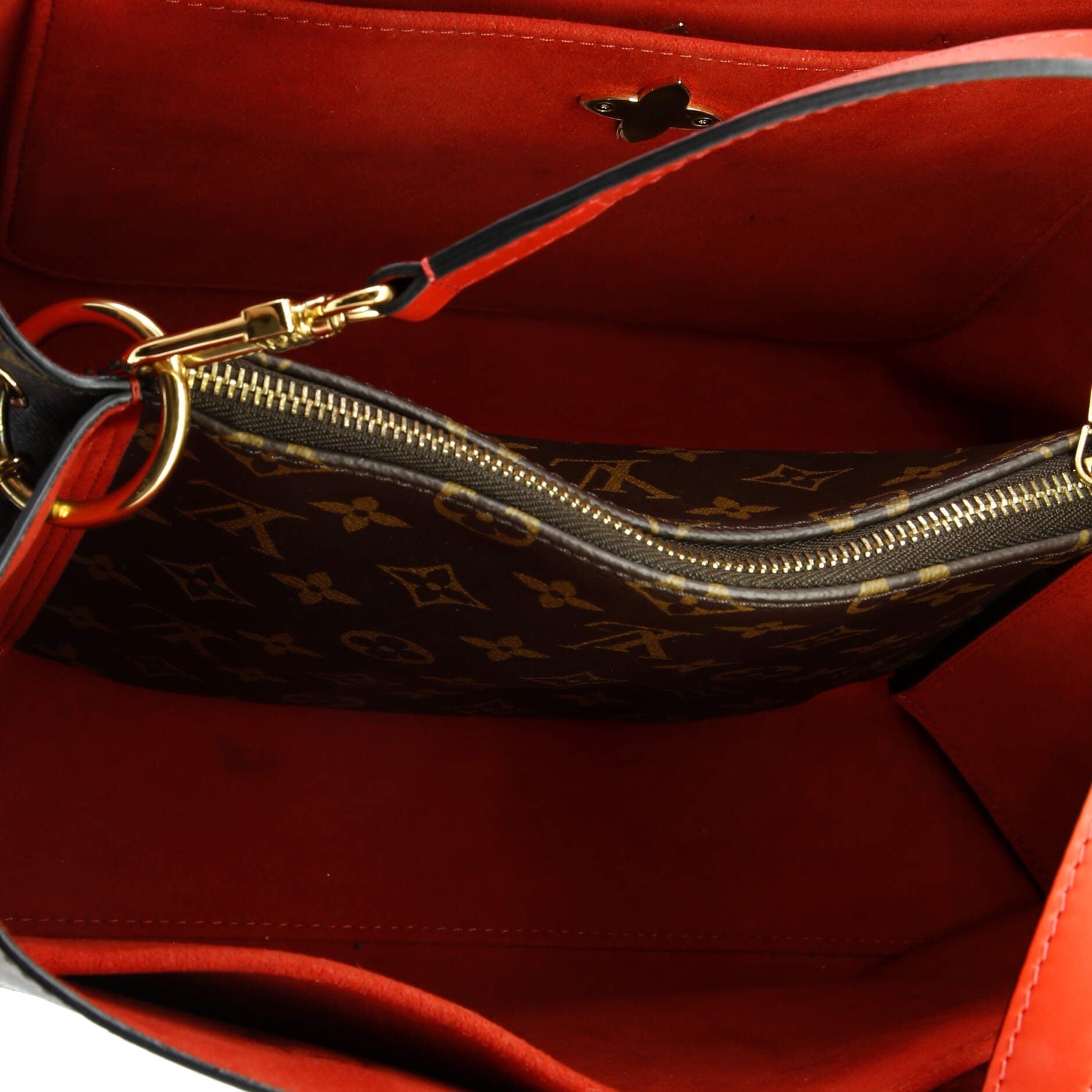 Louis Vuitton Flower Tote Monogram Canvas with Leather