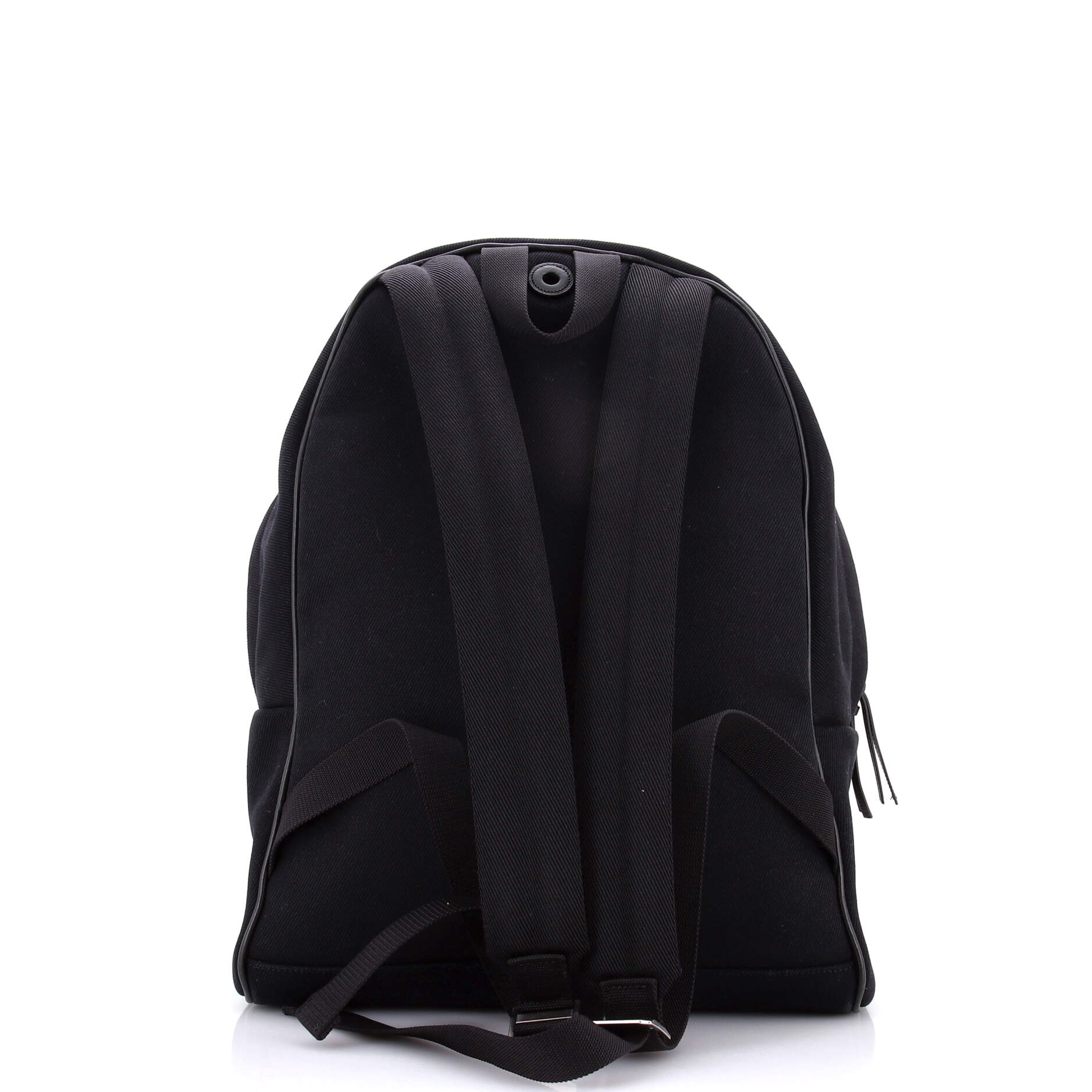 Saint Laurent City Backpack Studded Canvas Medium