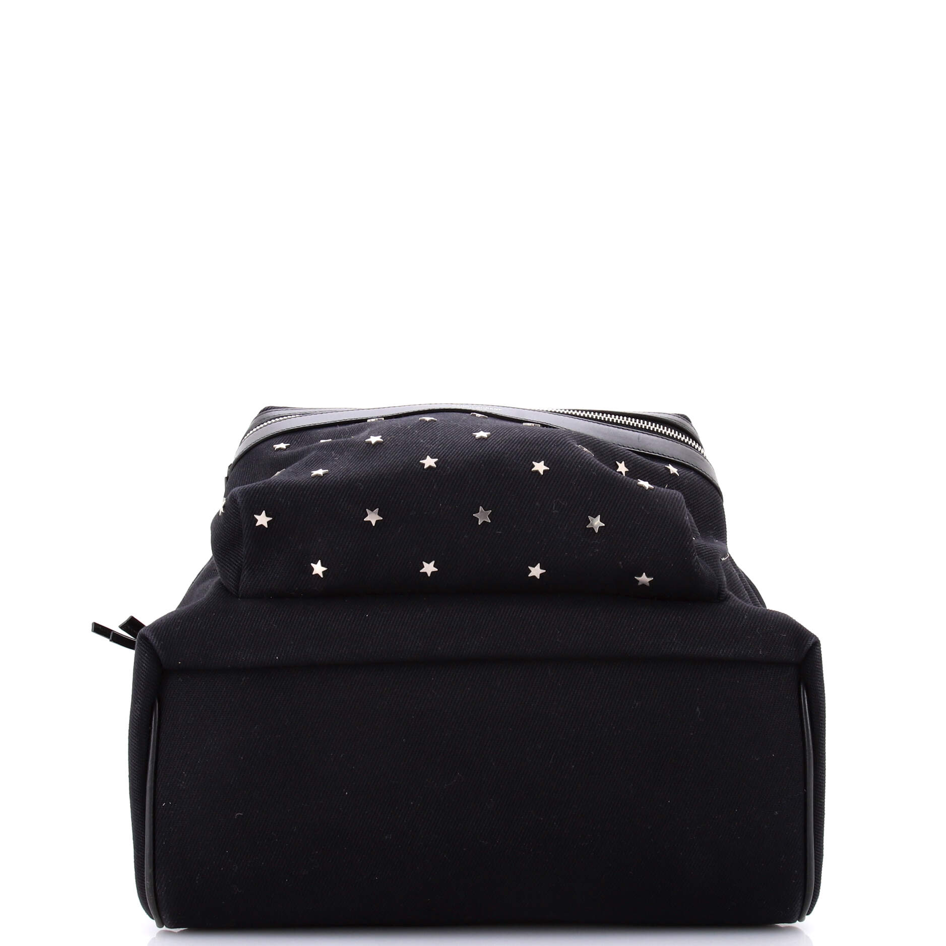 Saint Laurent City Backpack Studded Canvas Medium