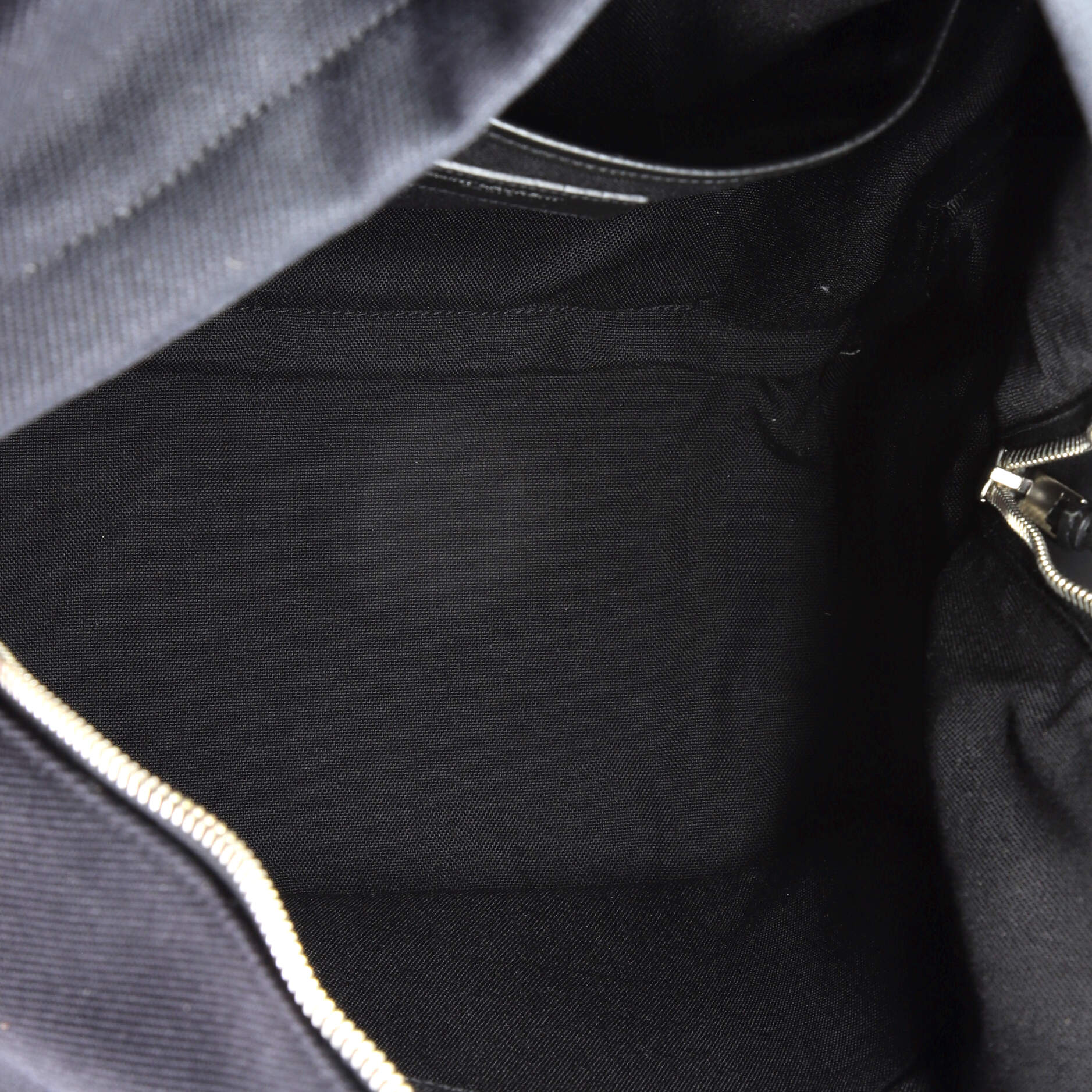 Saint Laurent City Backpack Studded Canvas Medium