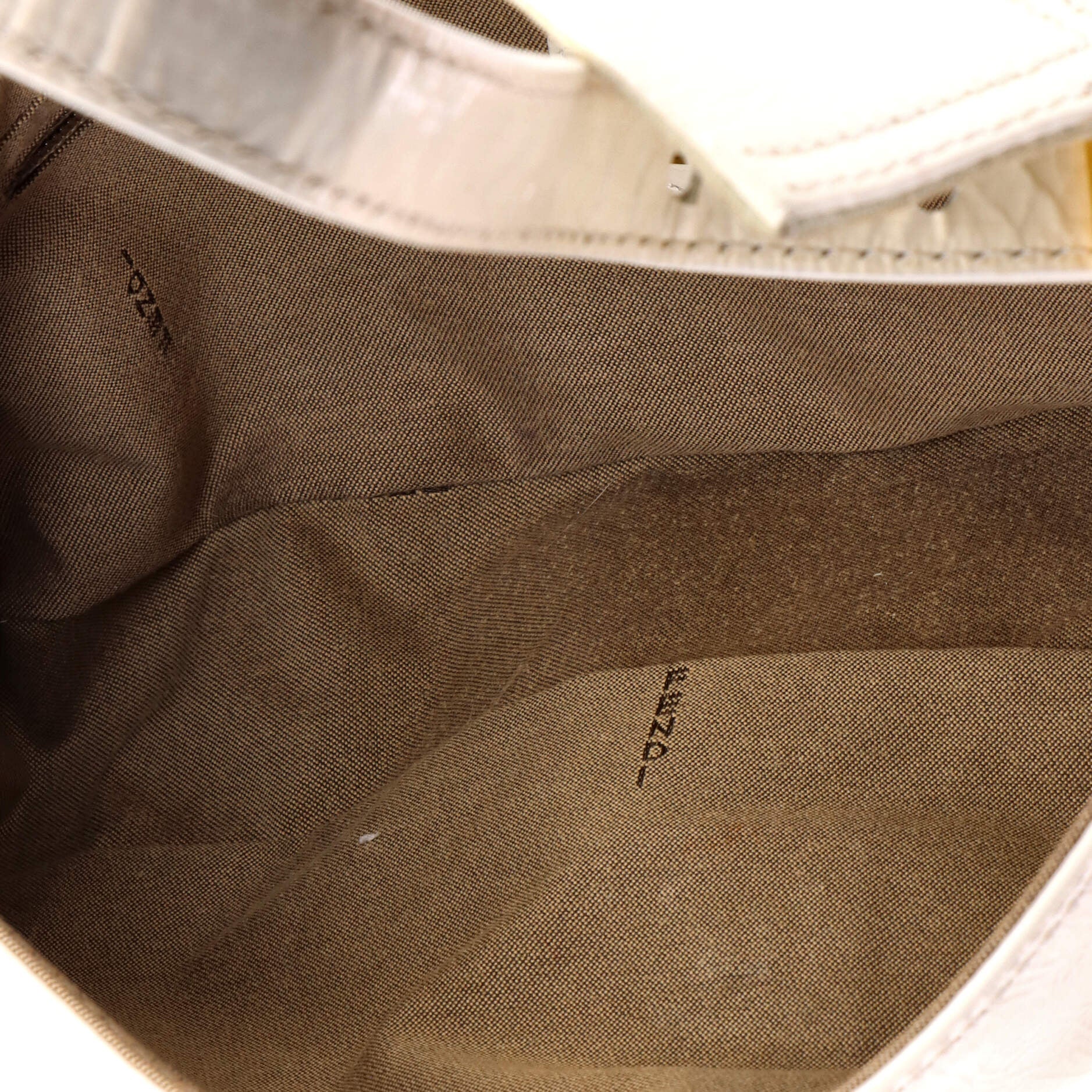 Fendi Convertible Baguette Crossbody Patent Medium