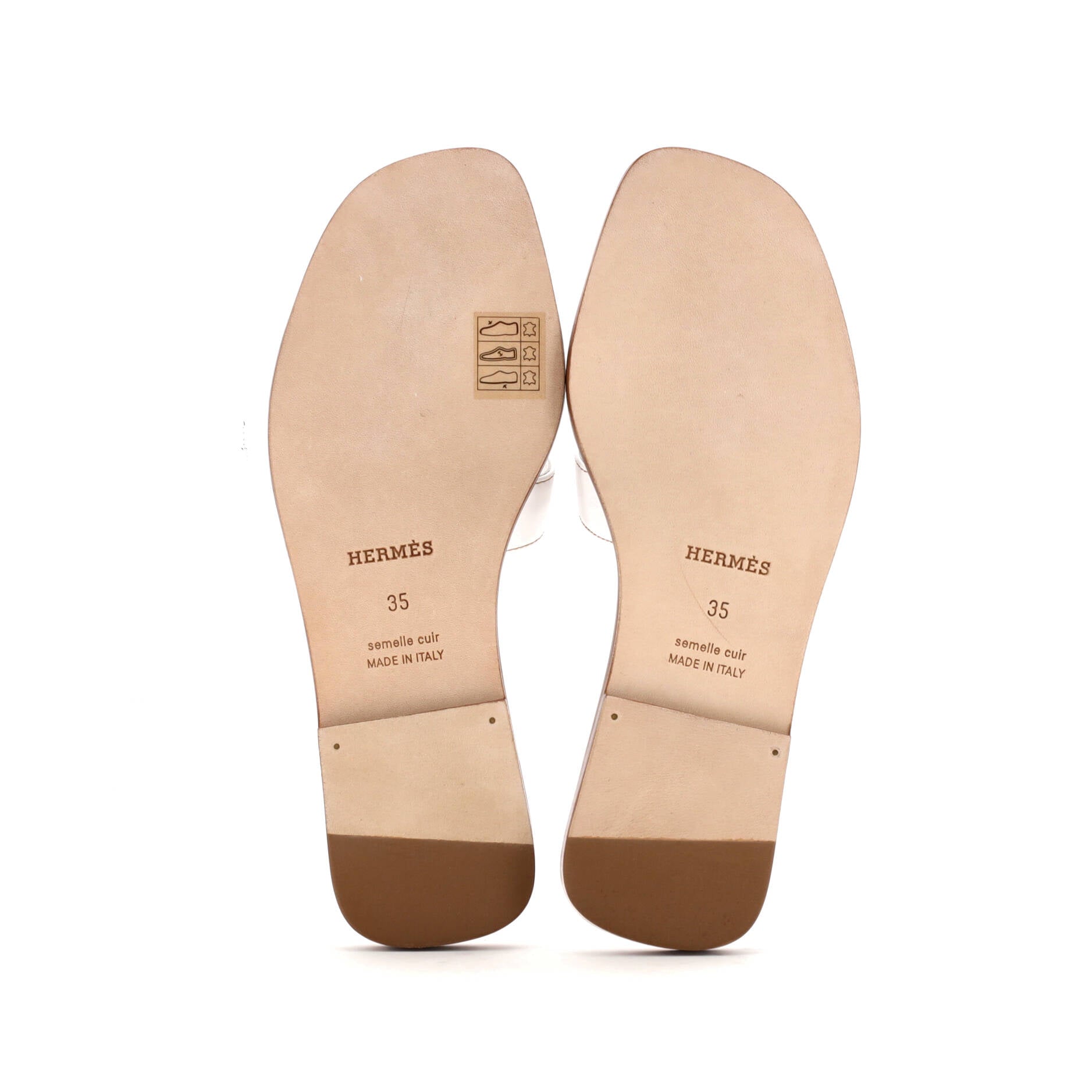 Hermes Women's Oran Sandals Leather