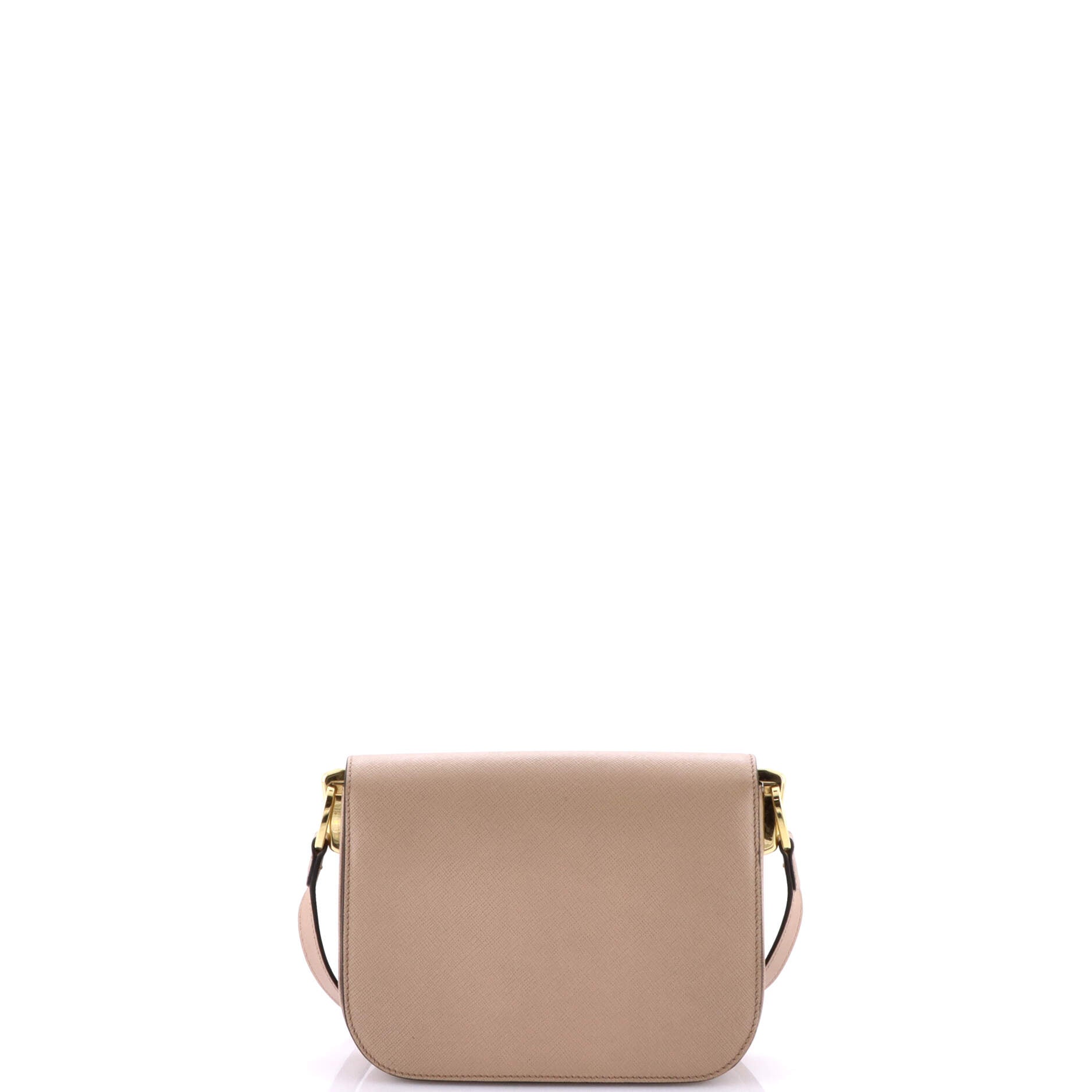 Prada Embleme Flap Bag Saffiano Leather Small